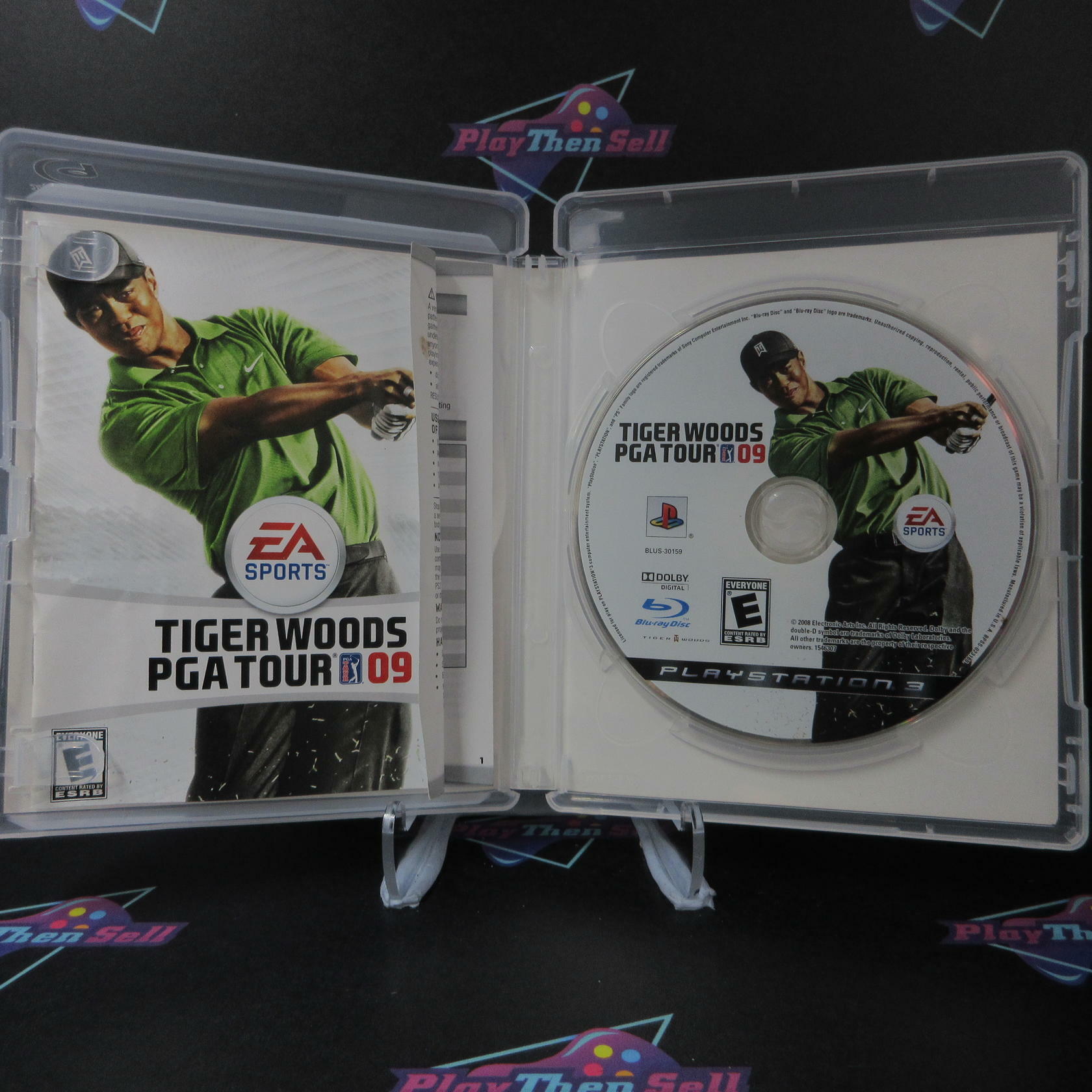Tiger Woods PGA Tour 09 PS3 Playstation 3 MD Complete CIB - Very Good