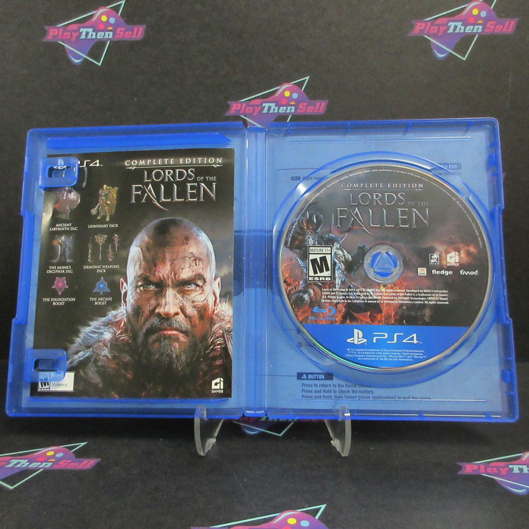 Lords of the Fallen Complete Edition PS4 PlayStation 4 AD Complete CIB - Very Good