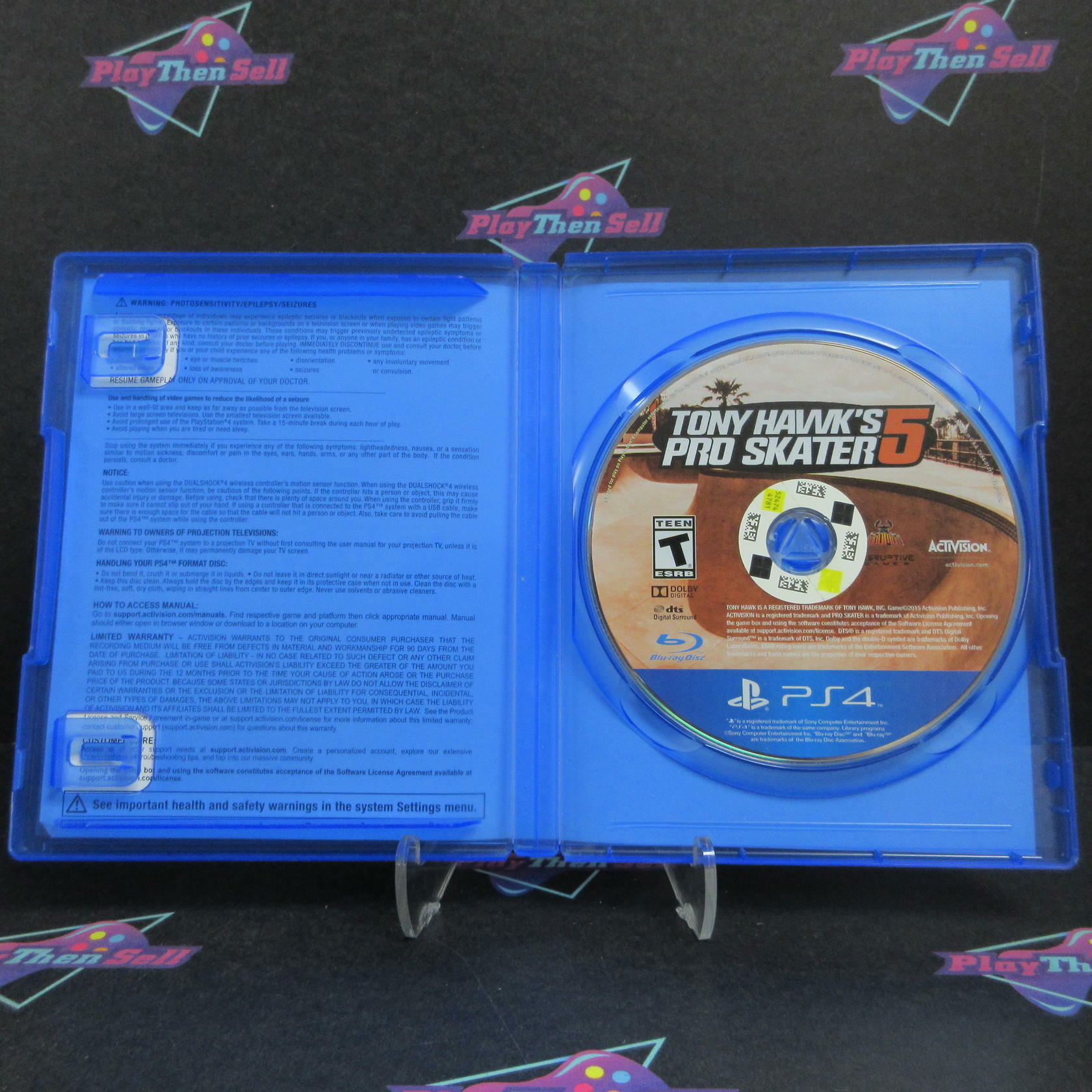 Tony Hawk's Pro Skater 5 PS4 PlayStation 4 DD Complete CIB - Very Good