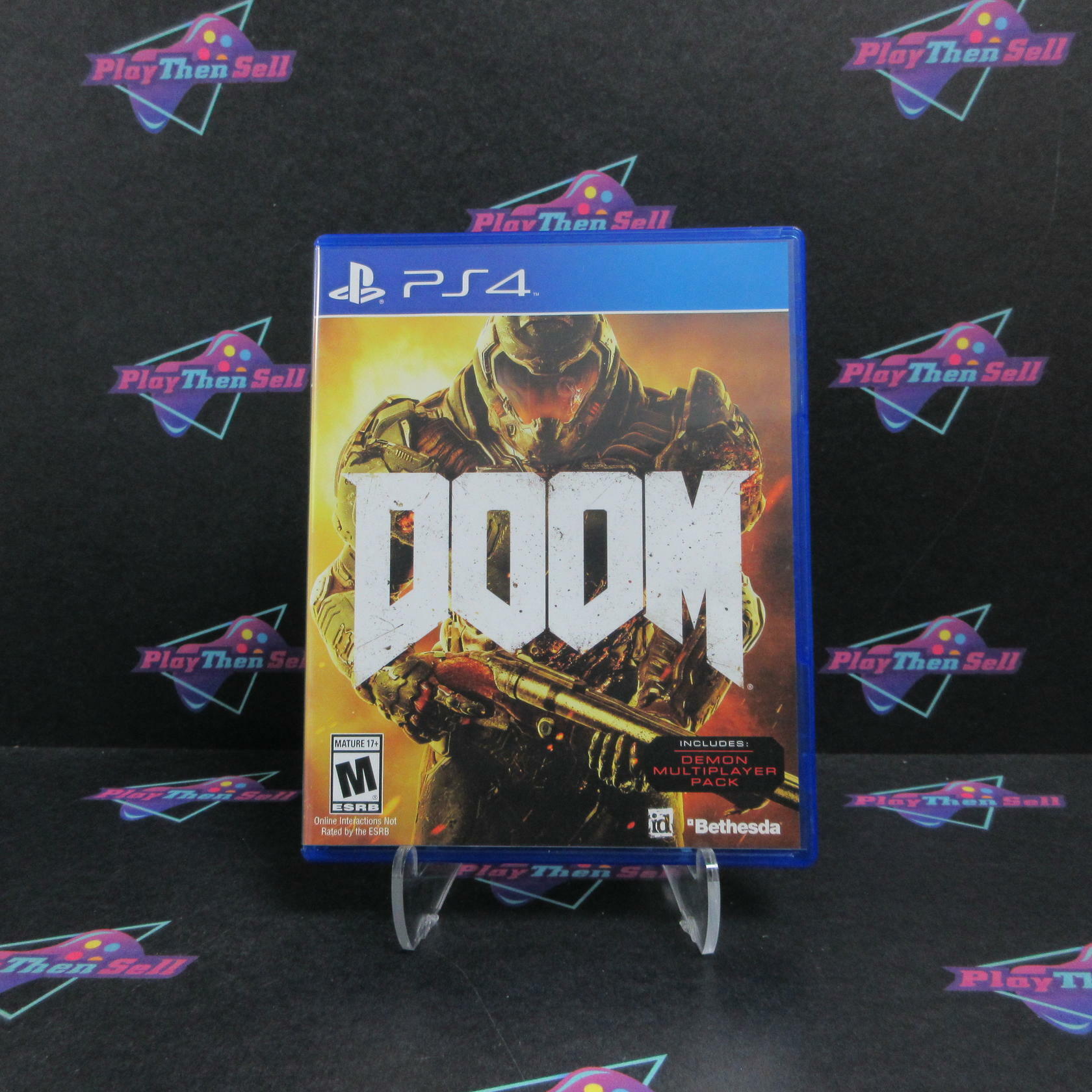 Doom PS4 PlayStation 4 Complete - Excellent