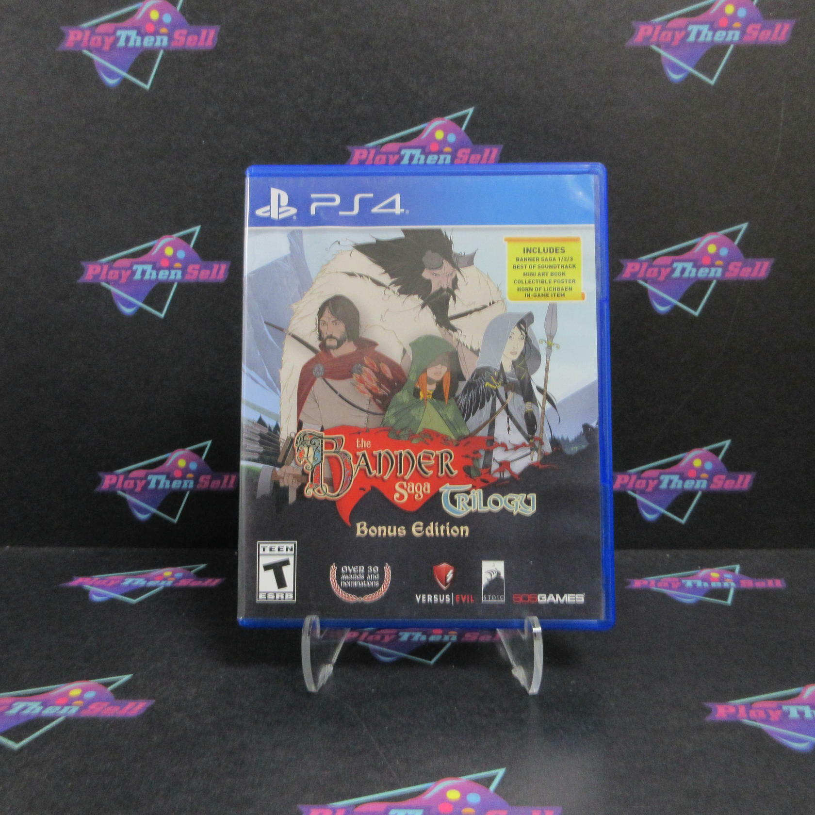 The Banner Saga Trilogy Bonus Edition PS4 PlayStation 4 AD - Very Good