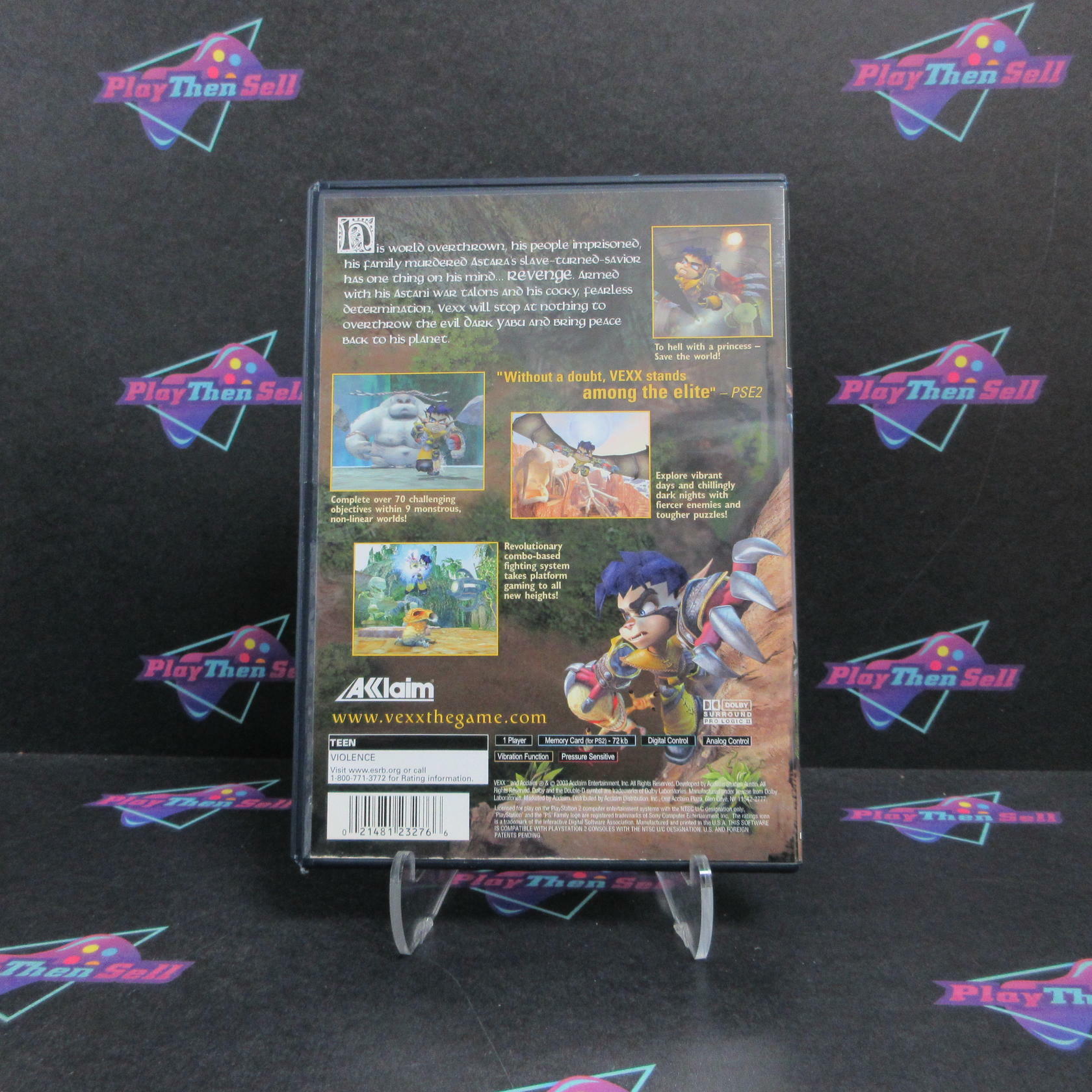 Vexx PS2 PlayStation 2 + Reg Card Complete - Excellent