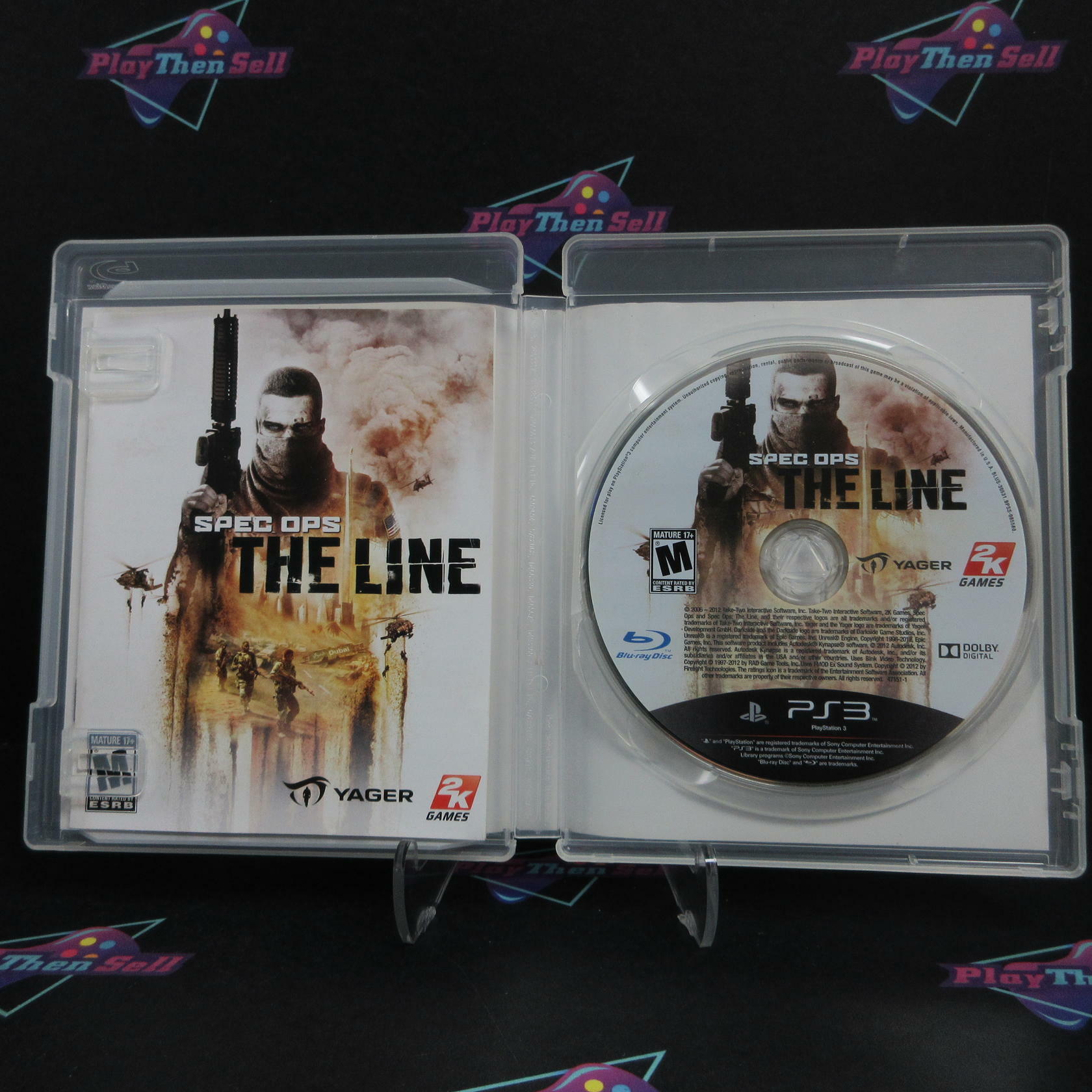 Spec Ops The Line Premium Edition PS3 PlayStation 3 AD Complete CIB - Very Good