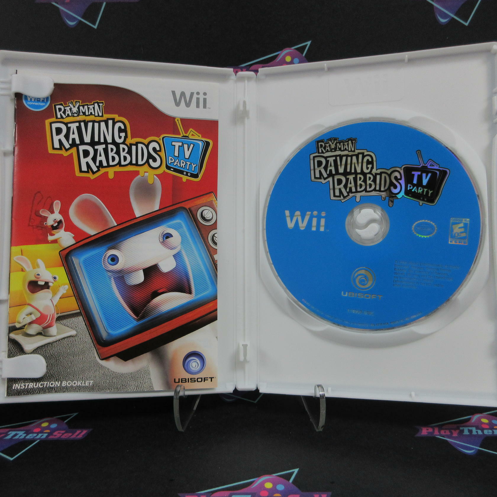 Rayman Raving Rabbids TV Party Nintendo Wii - Like New