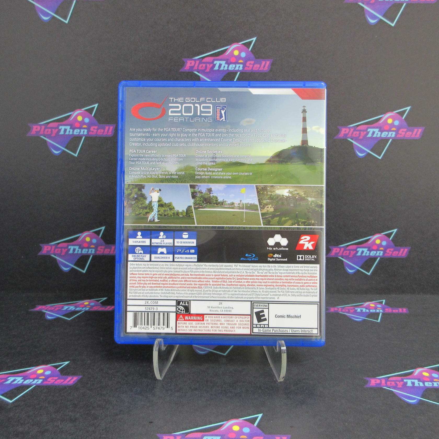 The Golf Club 2019 Featuring PGA Tour PS4 PlayStation 4 Complete - Excellent