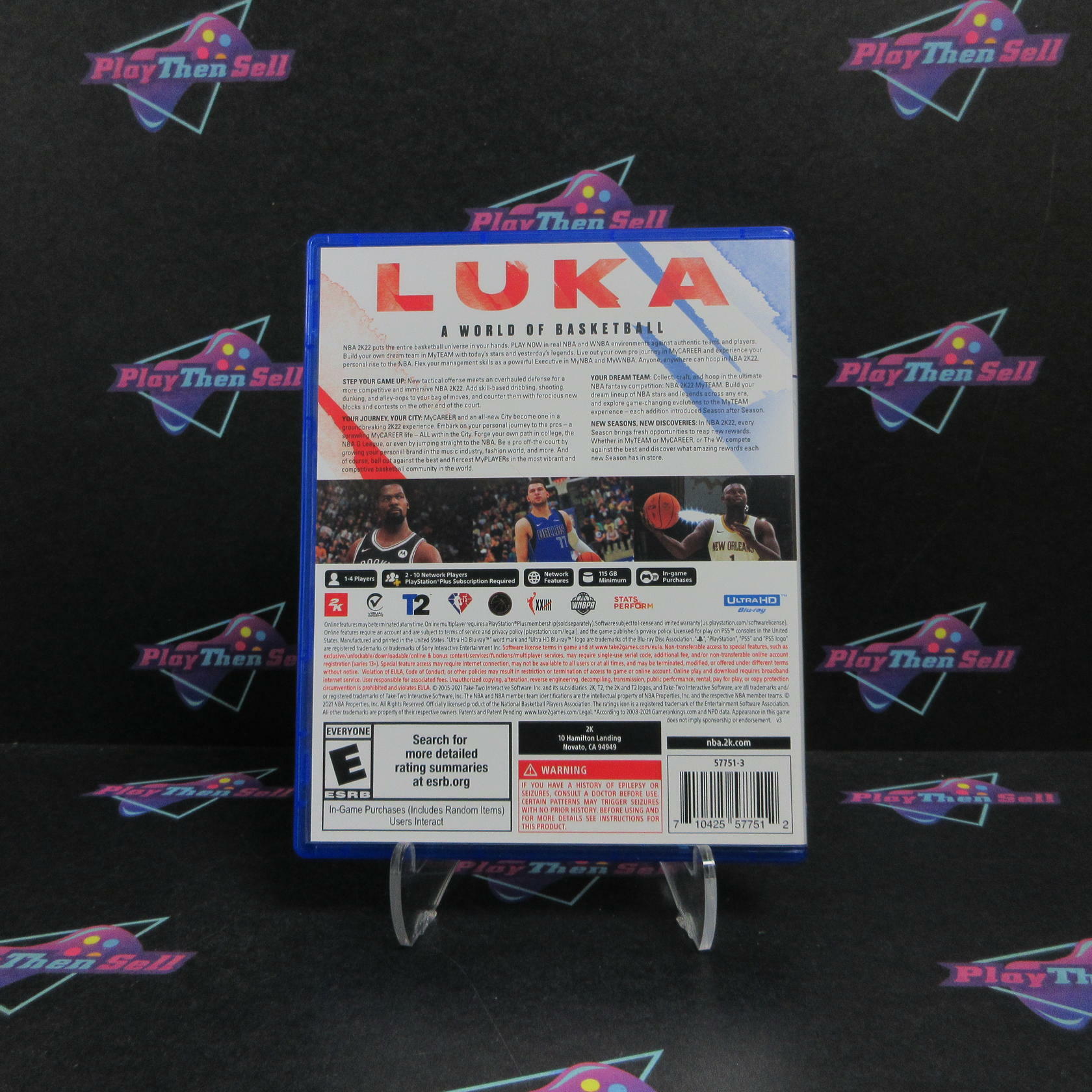 NBA 2K22 PS5 PlayStation 5 Luka Doncic Complete - Refurbished