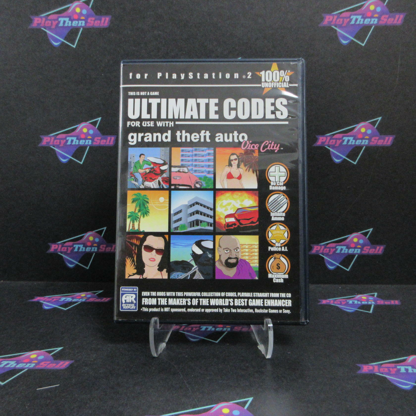 Ultimate Codes Grand Theft Auto Vice City PS2 PlayStation 2 - Like New