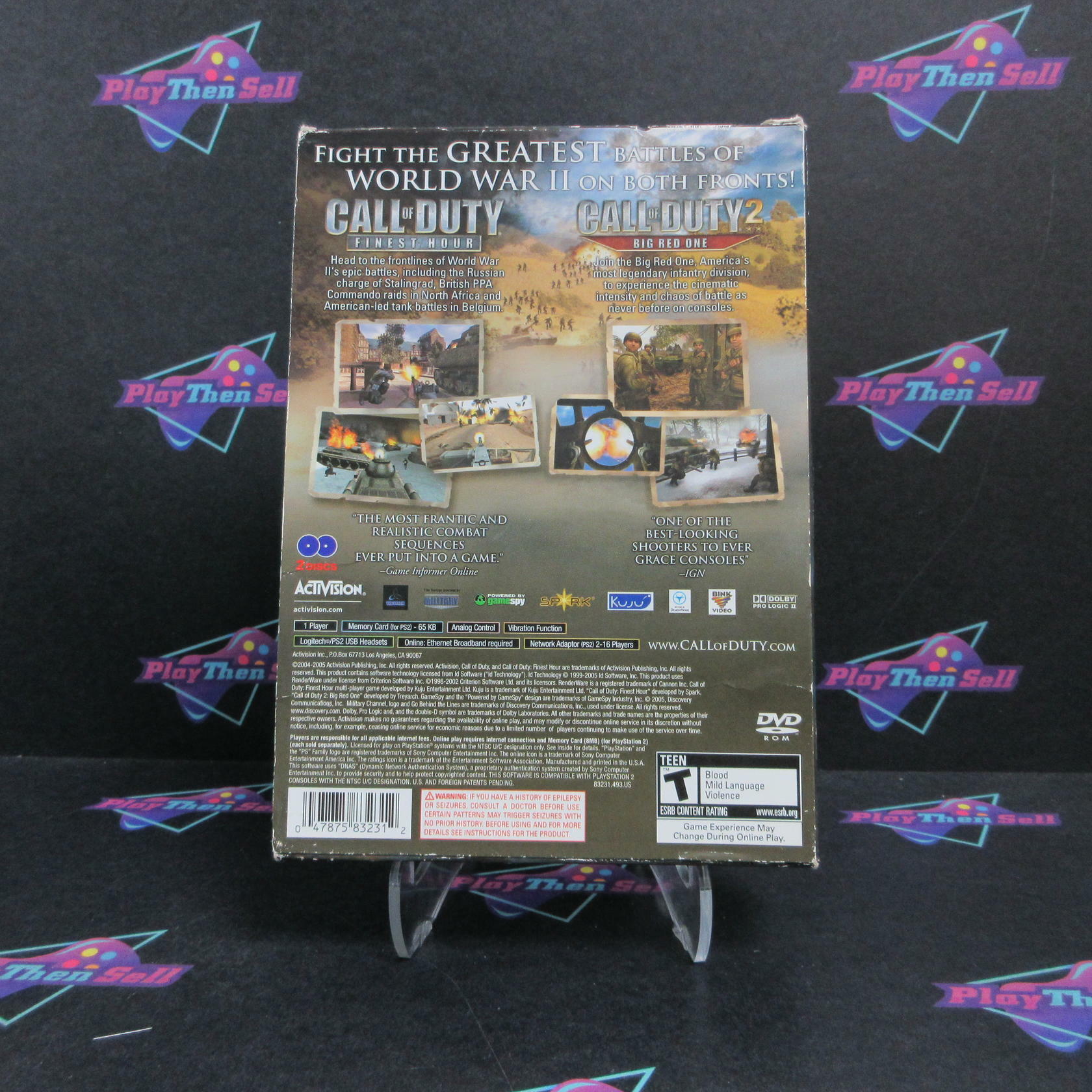 Call of Duty Legacy PS2 PlayStation 2 Complete - Excellent