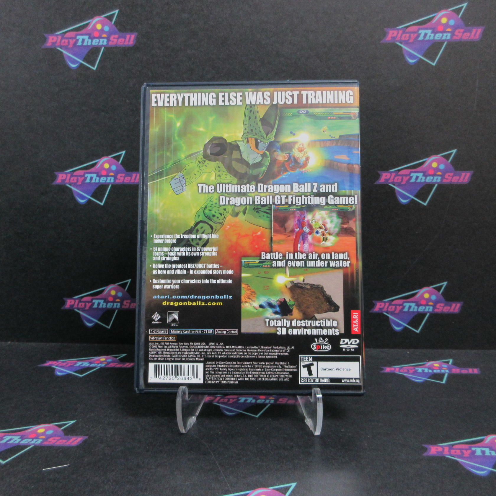 Dragonball Z Budokai Tenkaichi PS2 PlayStation 2 Complete - Excellent