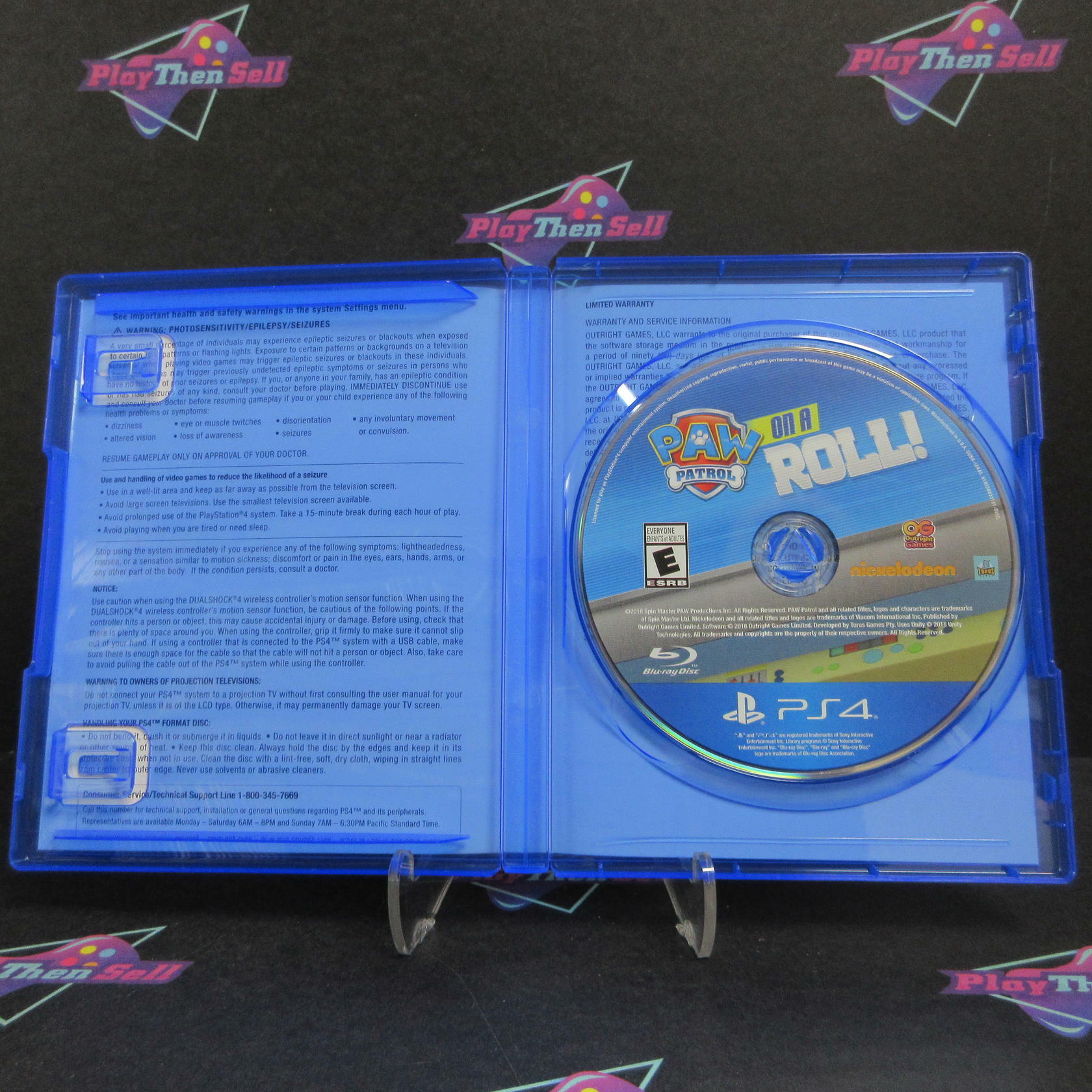 Paw Patrol On A Roll PS4 PlayStation 4 Complete - Excellent