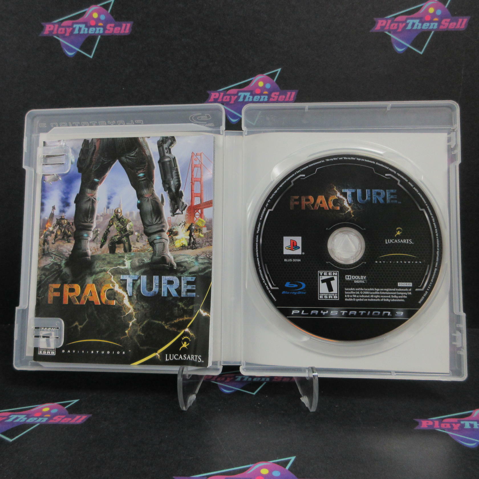 Fracture PS3 PlayStation 3 AD Complete CIB - Very Good