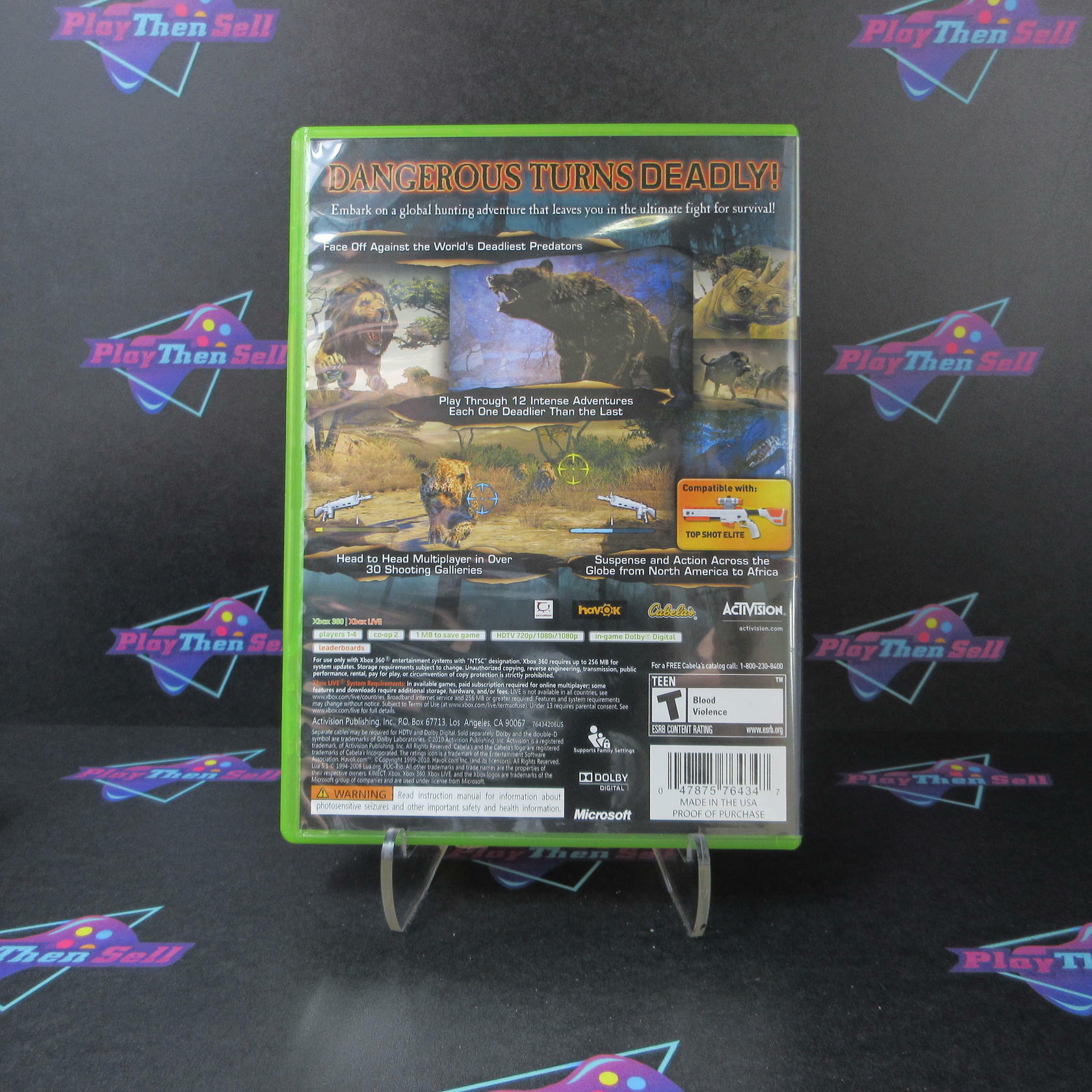 Cabela's Dangerous Hunts 2011 Xbox 360 Complete - Excellent