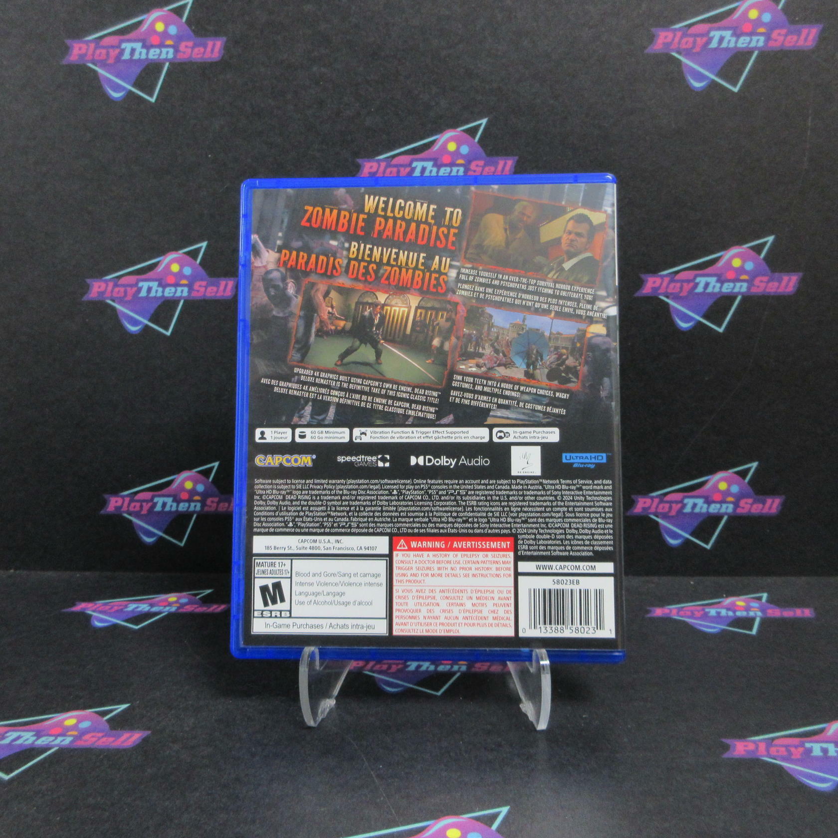 Dead Rising Deluxe Remaster PS5 PlayStation 5 Complete - Refurbished