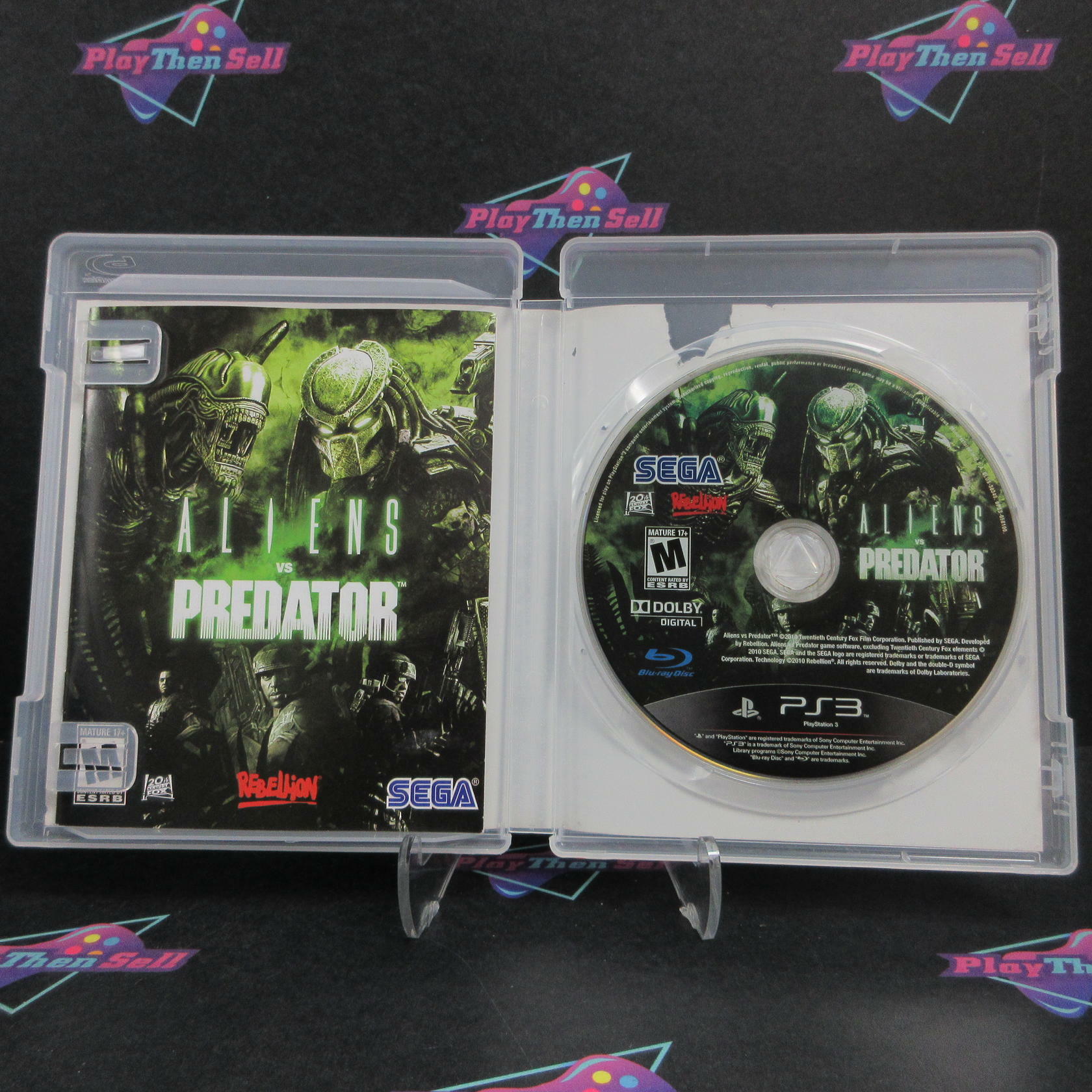 Aliens vs Predator PS3 PlayStation 3 AD Complete CIB - Very Good