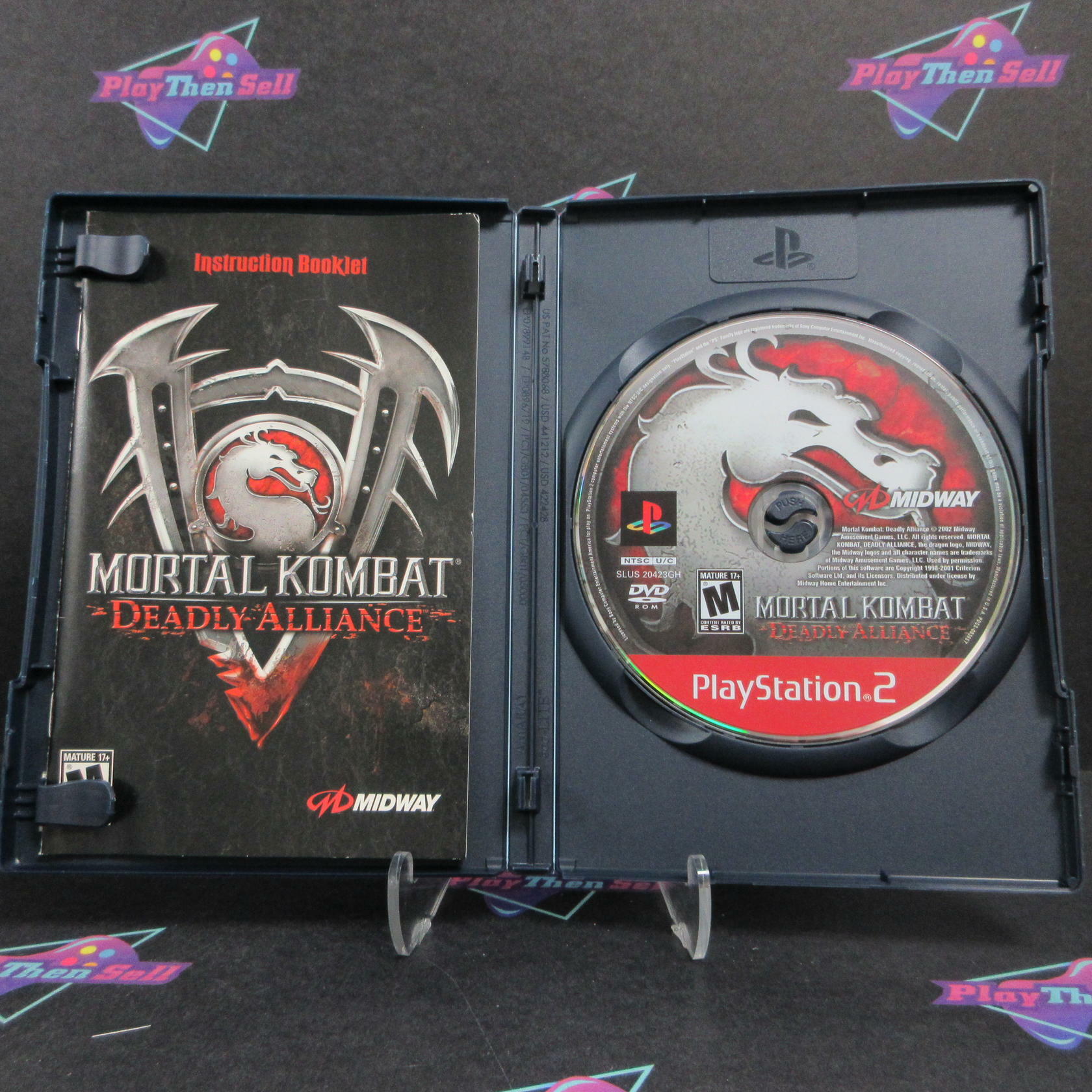 Mortal Kombat Deadly Alliance PS2 PlayStation 2 GH Complete - Excellent