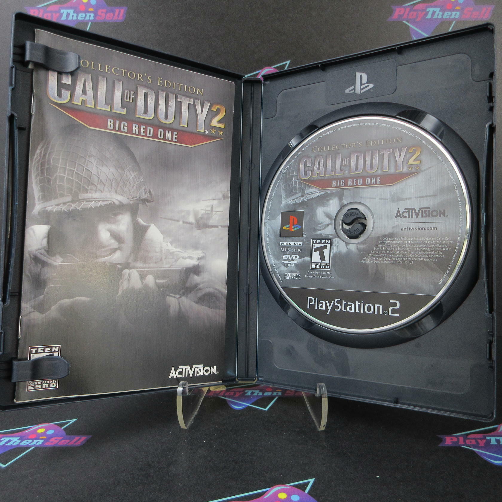 Call of Duty 2 Big Red One Collector's Edition PS2 PlayStation 2 CIB - Excellent