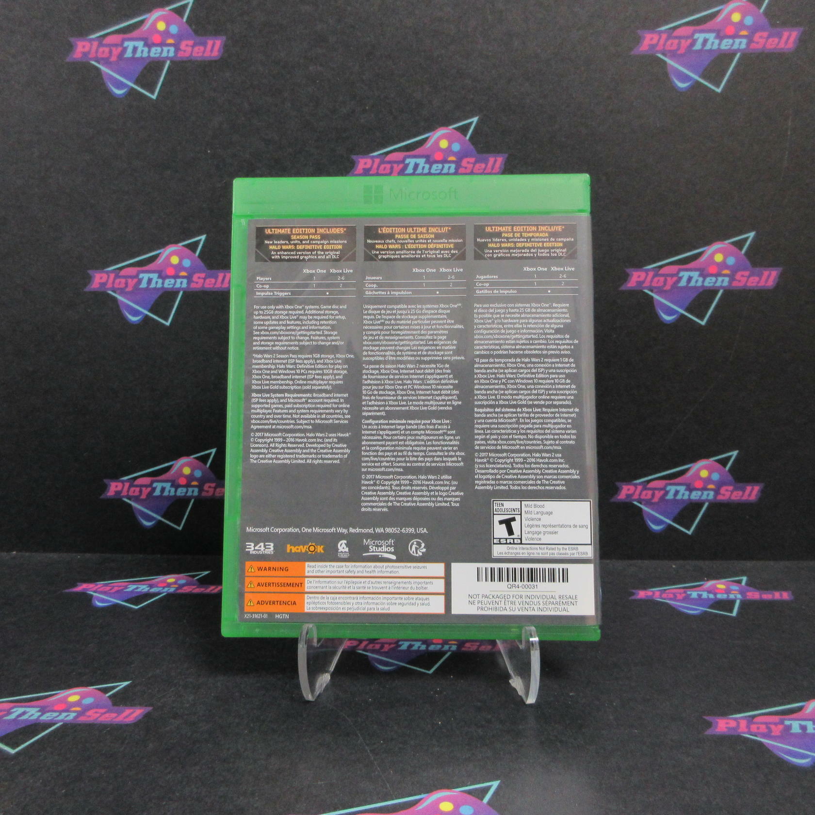 Halo Wars 2 Ultimate Edition Xbox One Complete - Refurbished