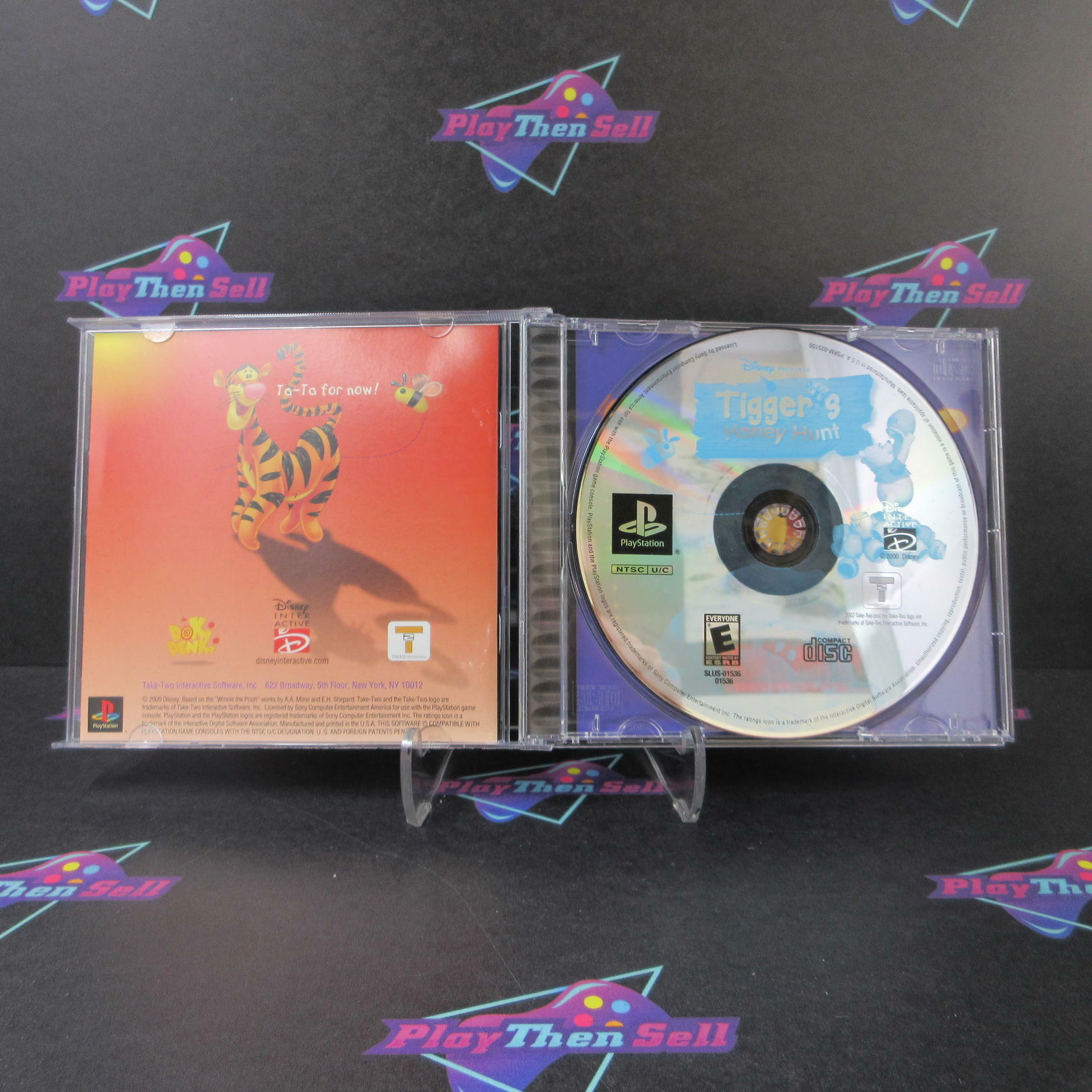 Tigger's Honey Hunt PS1 PlayStation 1 + Reg Card Complete - Excellent