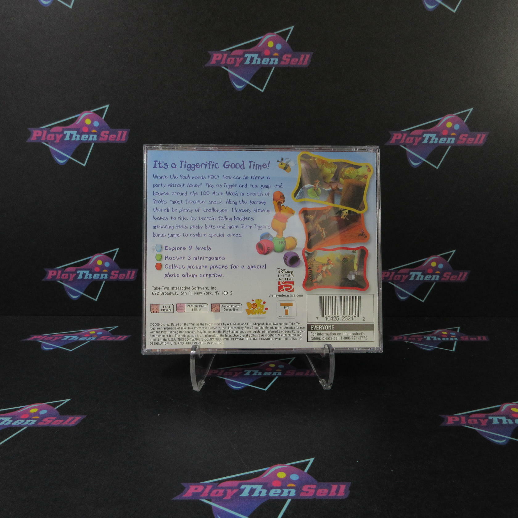 Tigger's Honey Hunt PS1 PlayStation 1 + Reg Card Complete - Excellent