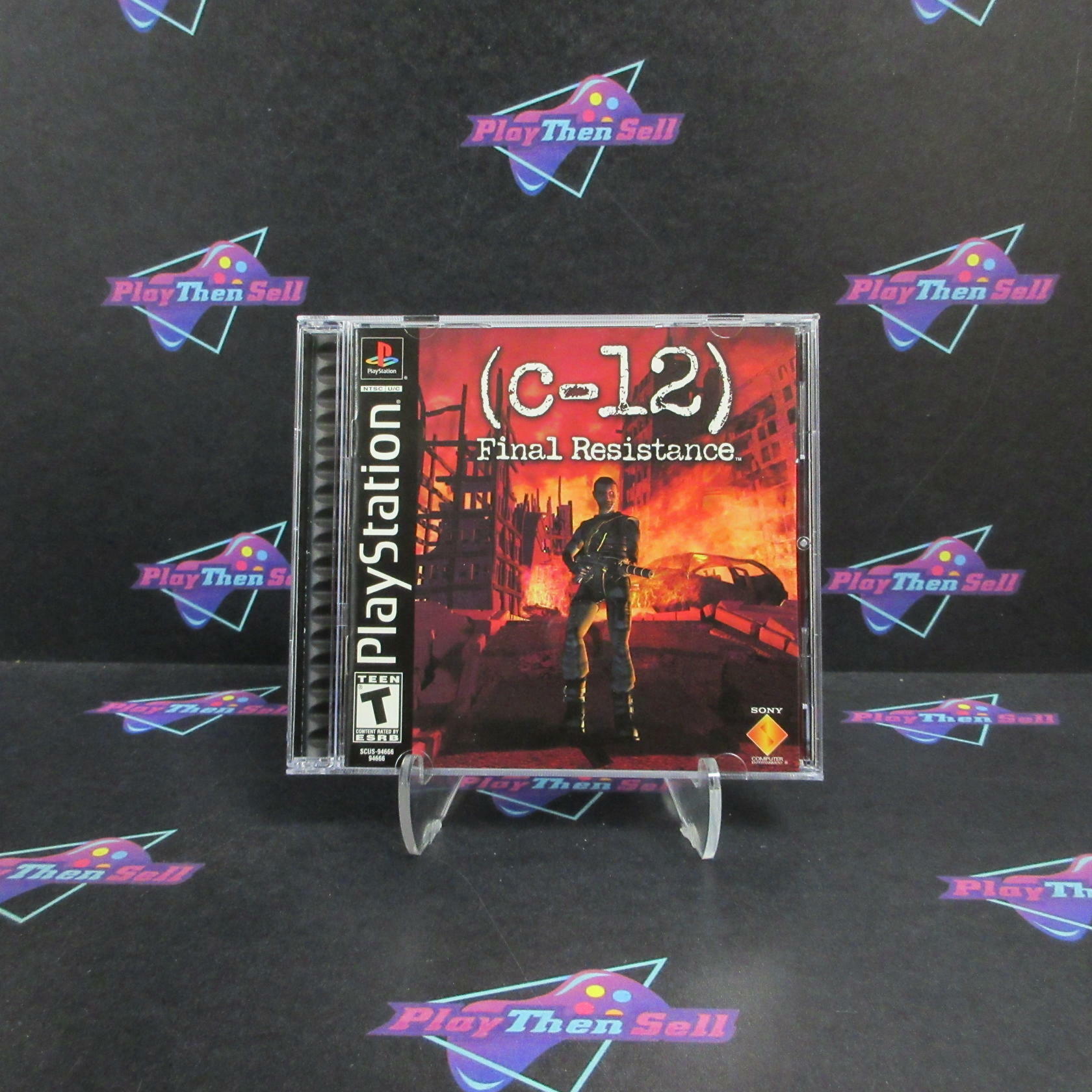 C-12 Final Resistance PS1 PlayStation 1 Complete - Excellent