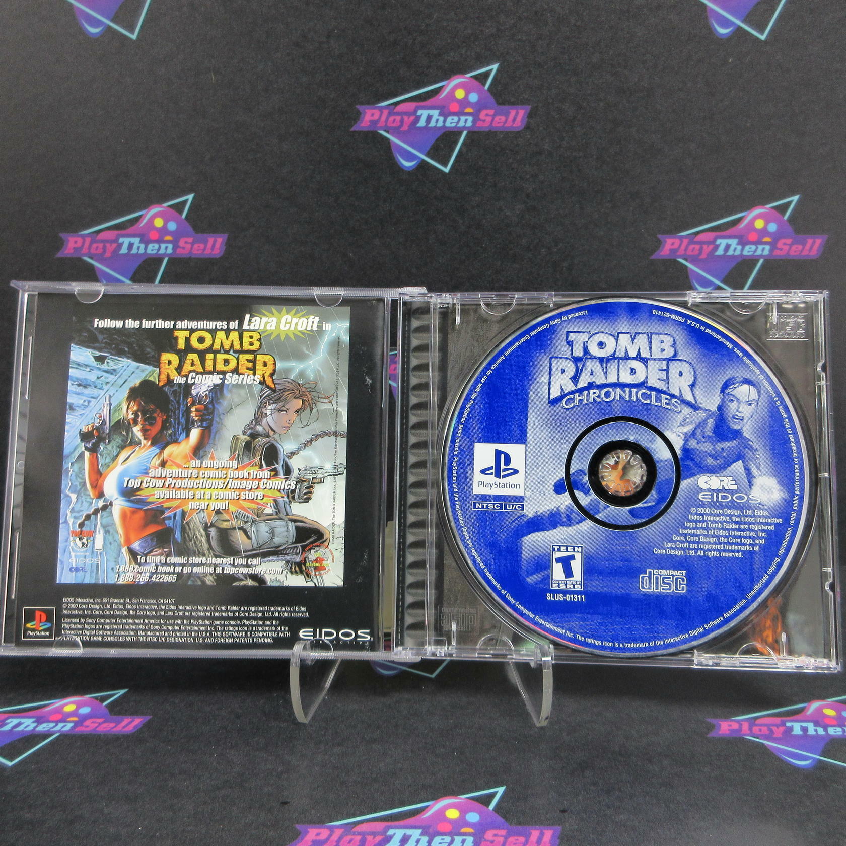 Tomb Raider Chronicles PS1 PlayStation 1 + Reg Card Complete - Excellent