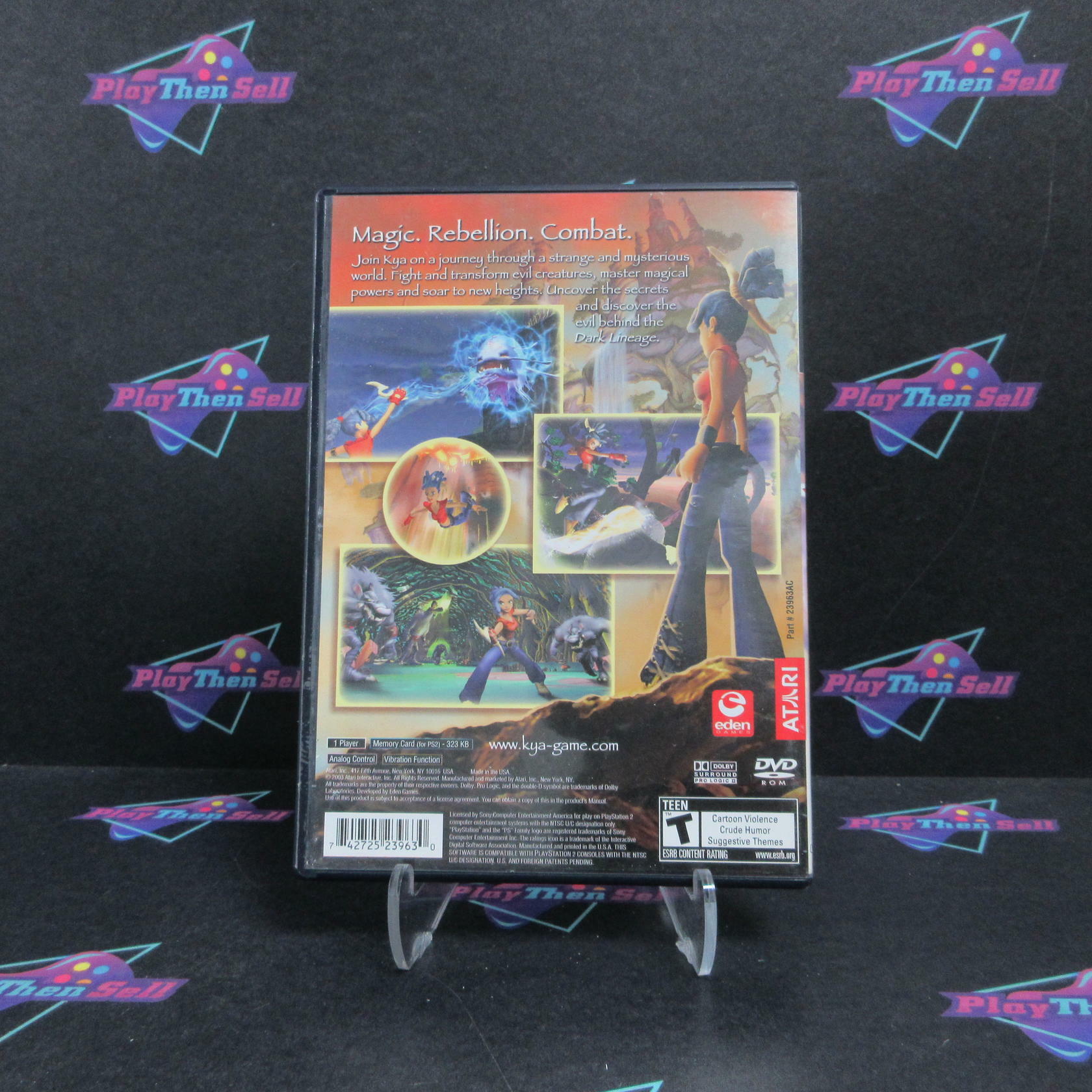 Kya Dark Lineage PS2 PlayStation 2 AD/NM - Very Good