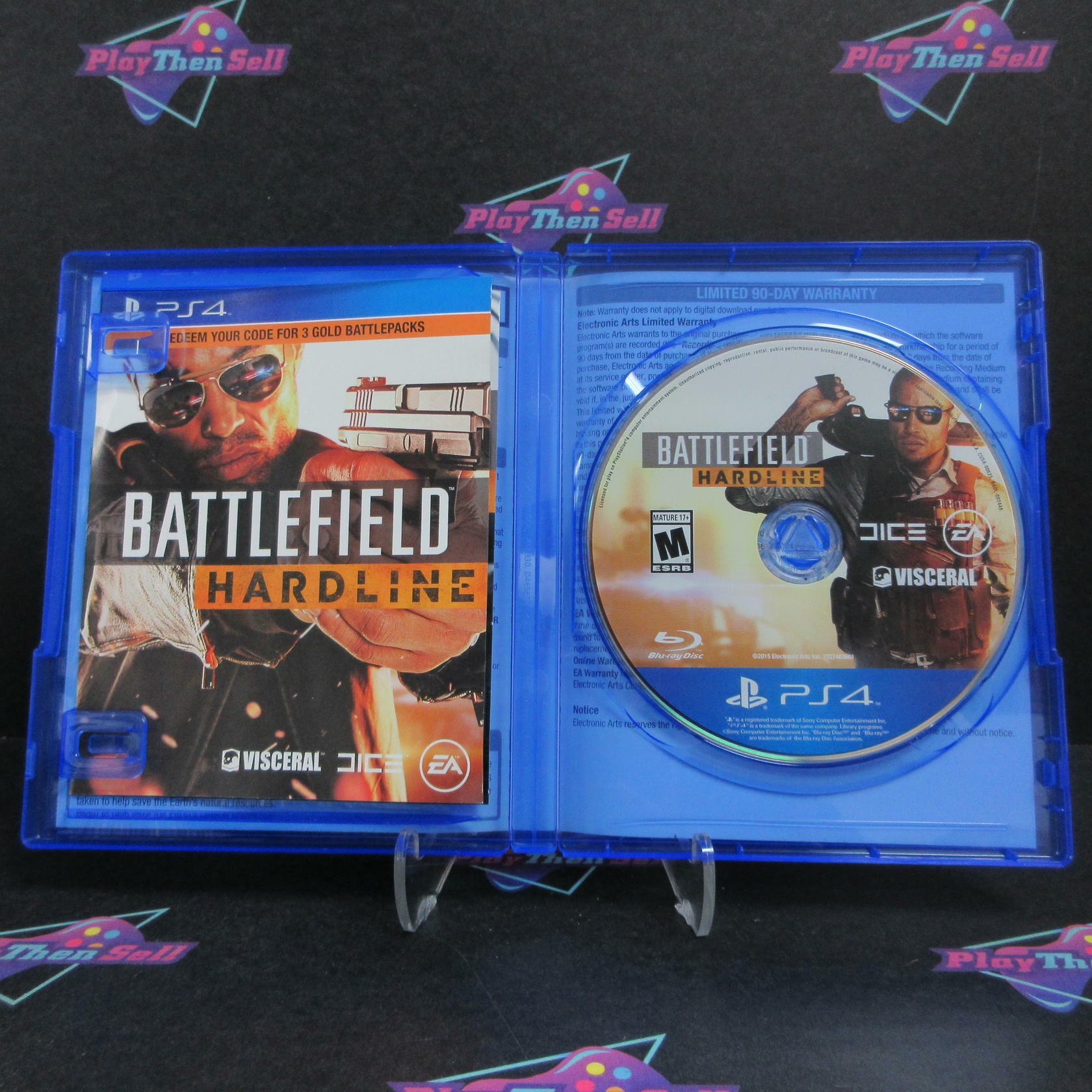 Battlefield Hardline PS4 PlayStation 4 AD Complete CIB - Very Good