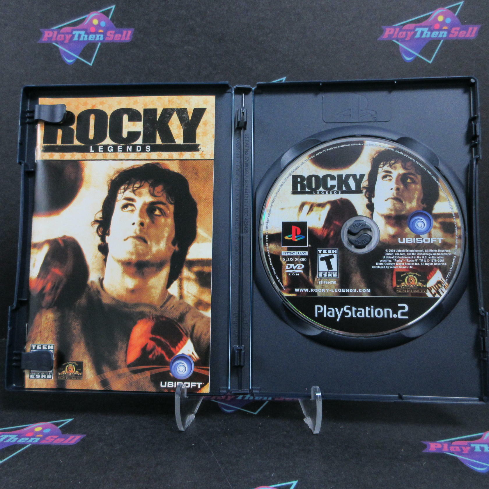 Rocky Legends PS2 PlayStation 2 AD + Reg Card Complete CIB - Very Good