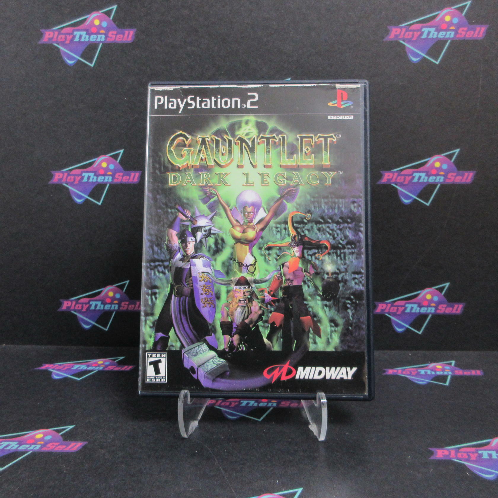 Gauntlet Dark Legacy PS2 PlayStation 2 AD + Reg Card Complete CIB - Very Good