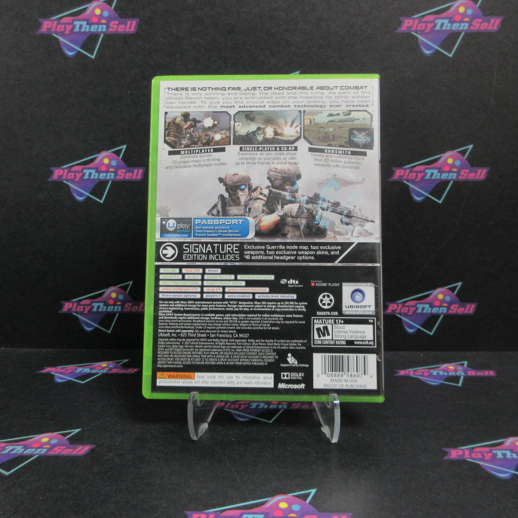 Ghost Recon Future Soldier Signature Xbox 360 DD/NM - Very Good