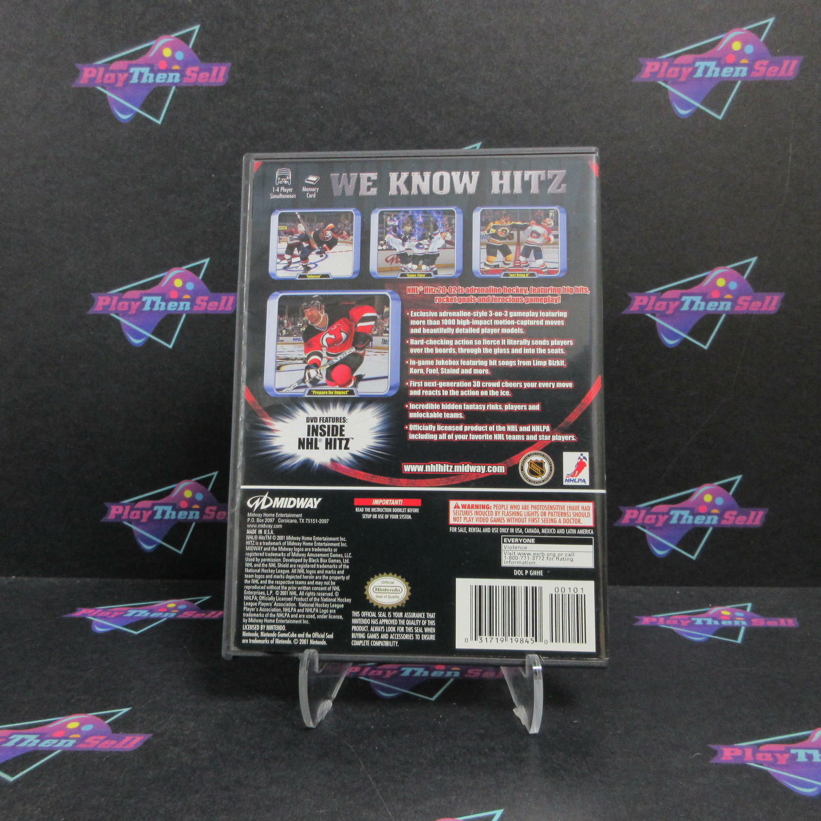 NHL Hitz 2002 Nintendo GameCube Complete - Refurbished