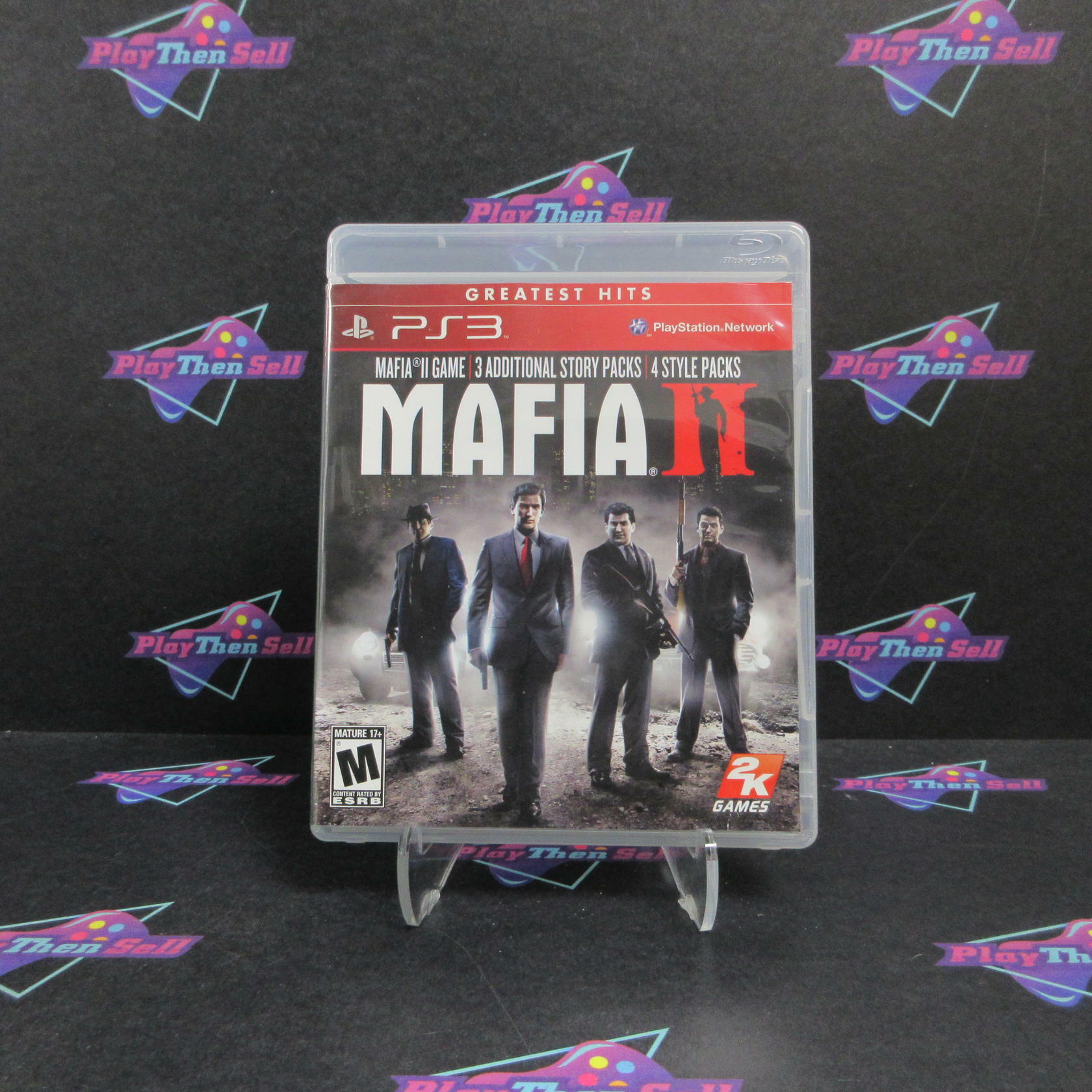 Mafia II PS3 PlayStation 3 GH AD + Poster Complete CIB - Very Good