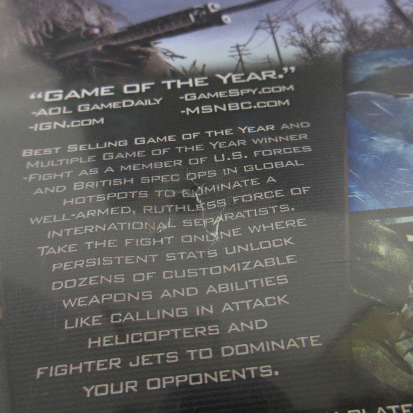 Call of Duty 4 Modern Warfare Xbox 360 PH AD/NM - Very Good