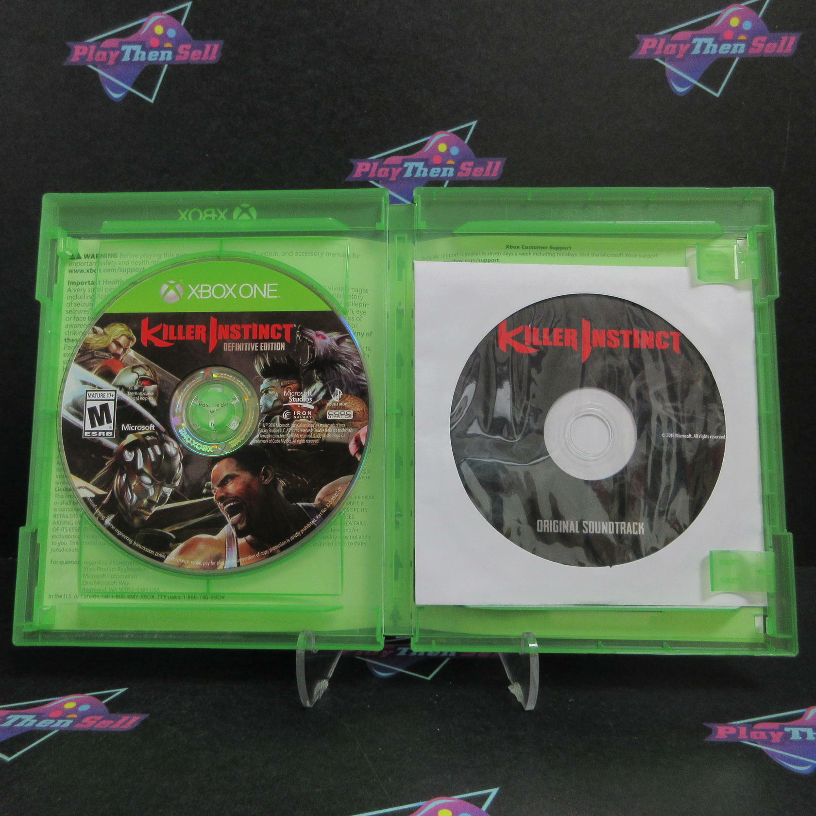 Killer Instinct Definitive Edition Xbox One + Soundtrack Complete - Excellent