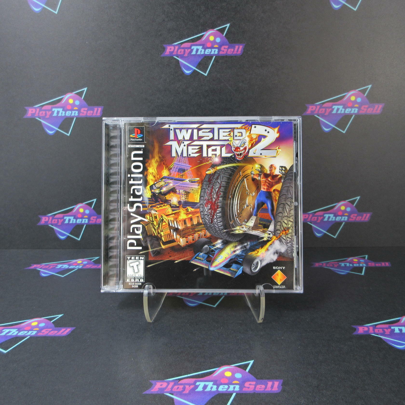Twisted Metal 2 PS1 PlayStation 1 Complete - Excellent