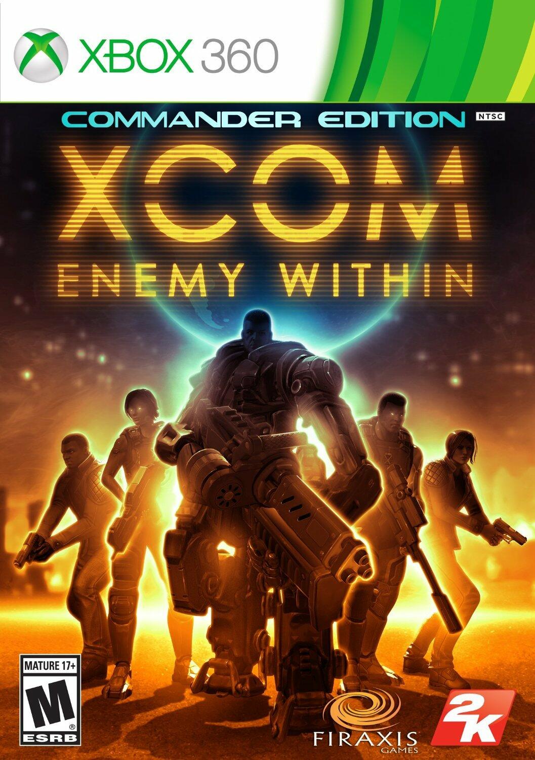 XCOM Enemy Within Commander Edition Xbox 360 Complete - Excellent