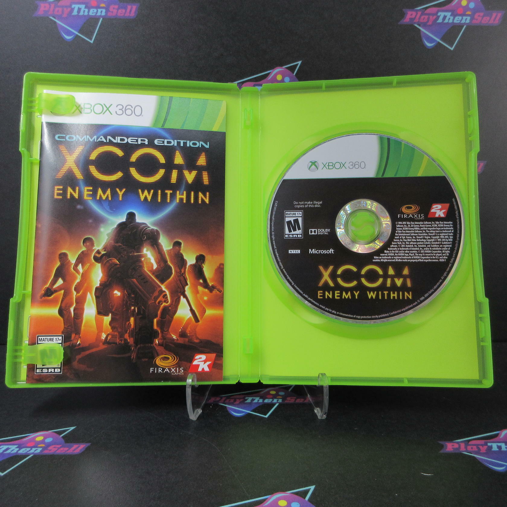XCOM Enemy Within Commander Edition Xbox 360 Complete - Excellent