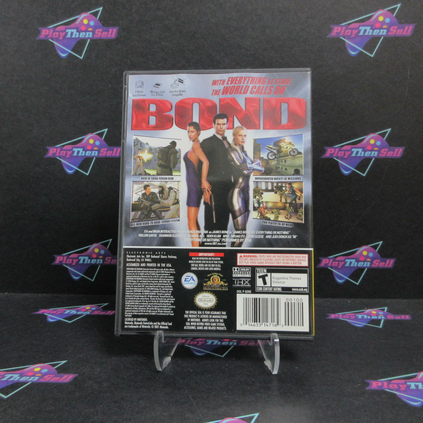 James Bond 007 Everything or Nothing Nintendo GameCube PC Complete - Refurbished