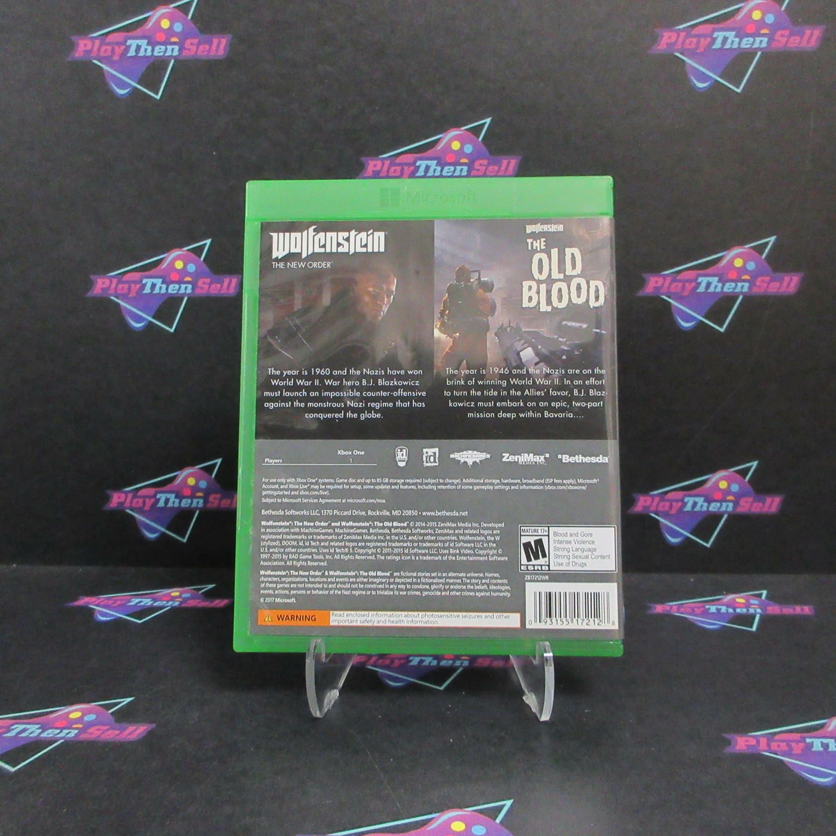 Wolfenstein The New Order / The Old Blood Xbox One Complete - Refurbished