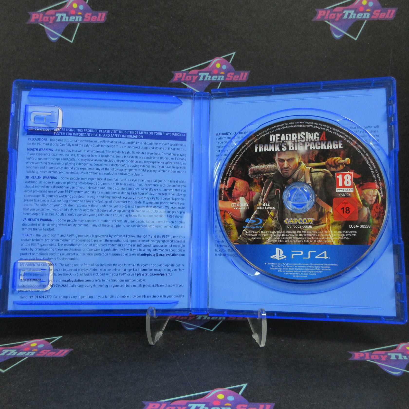 Dead Rising 4 Frank's Big Package PS4 PlayStation 4 PAL - Like New