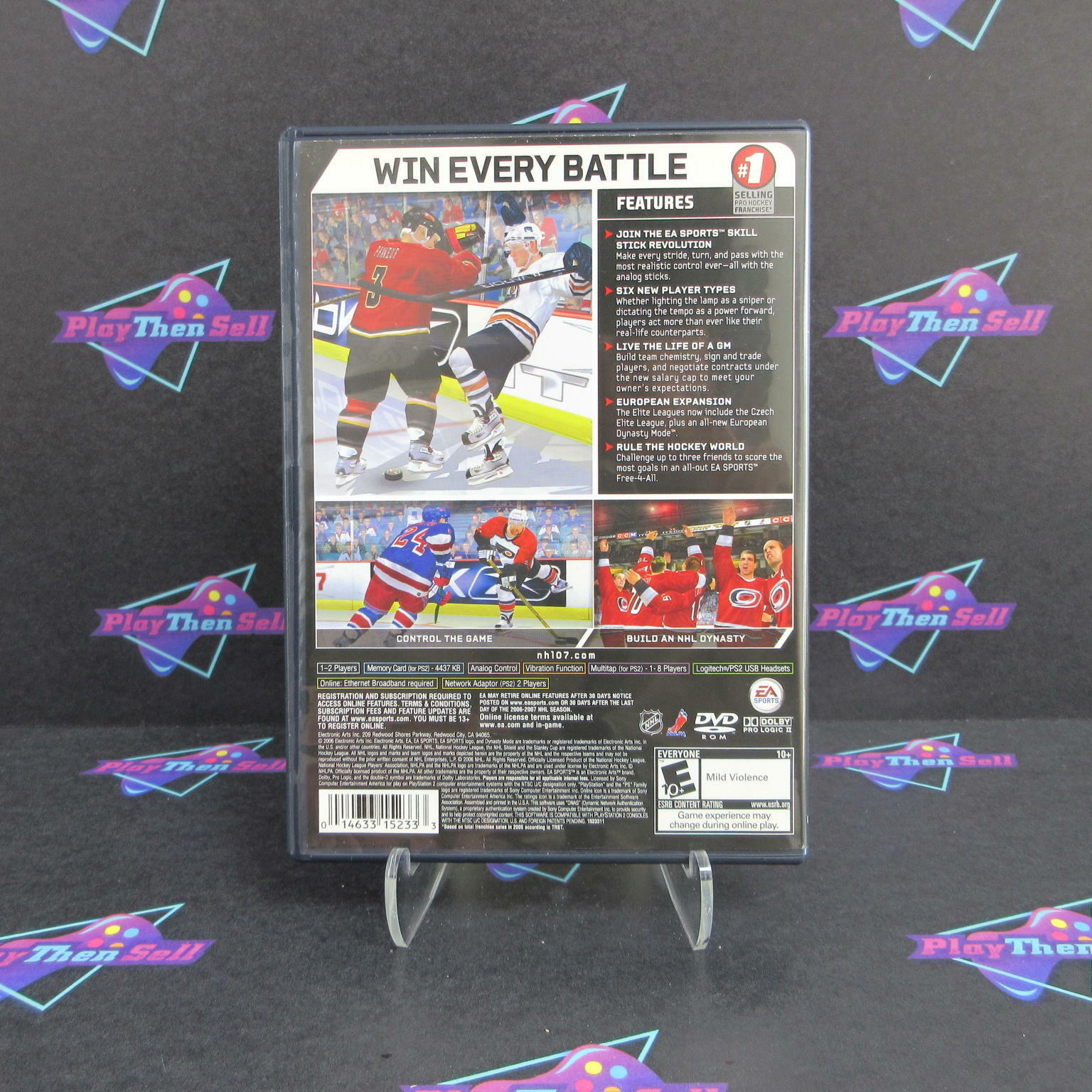 NHL 07 PS2 PlayStation 2 Complete - Excellent