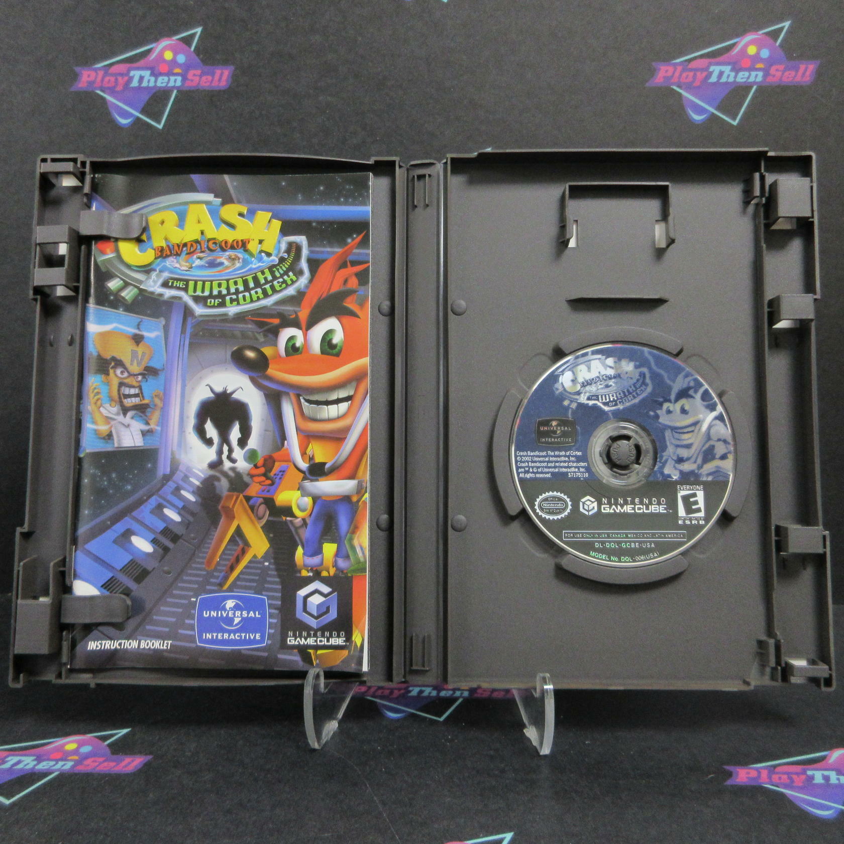 Crash Bandicoot the Wrath of Cortex Players Choice Nintendo GameCube - Refurbished