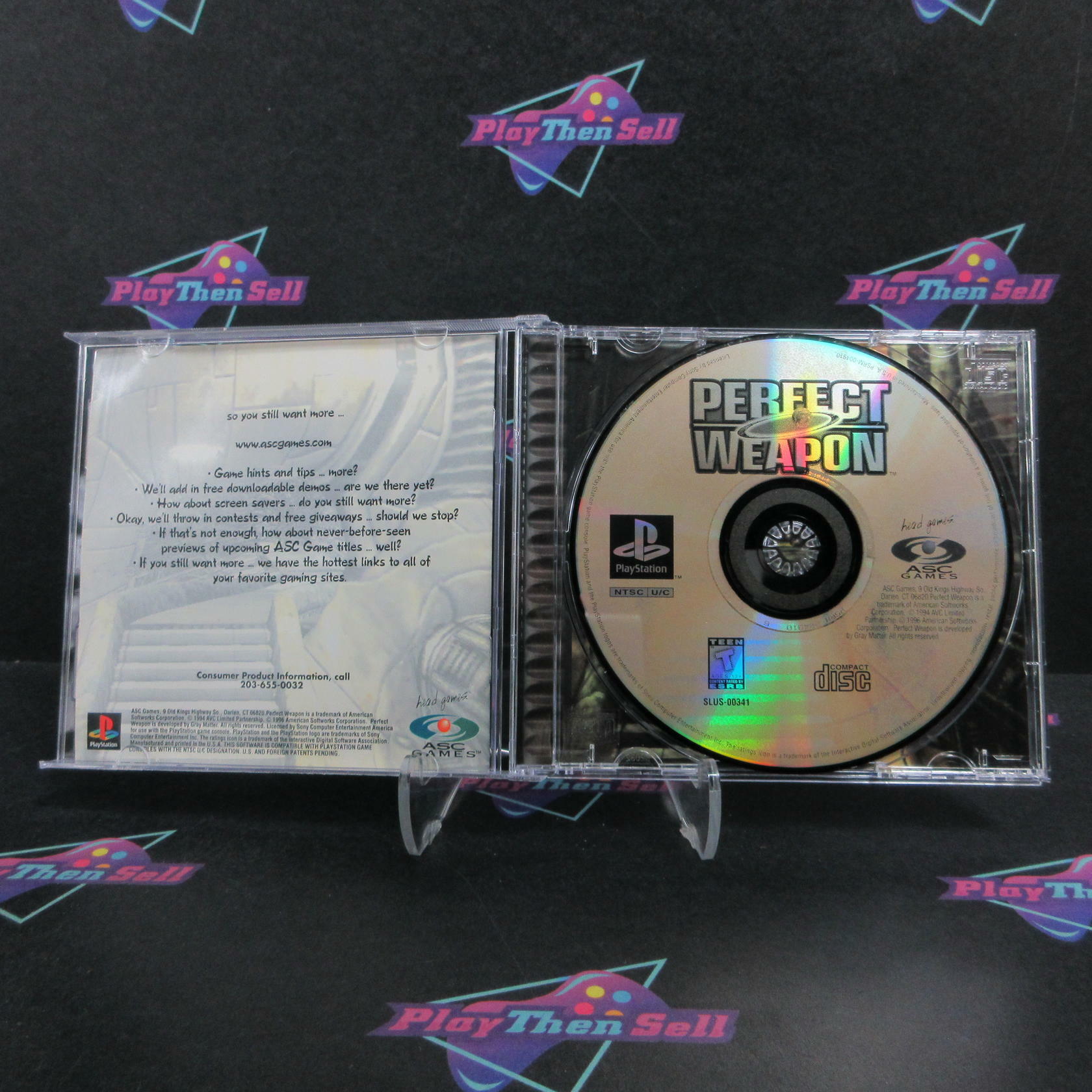Perfect Weapon PS1 PlayStation 1 Complete - Excellent