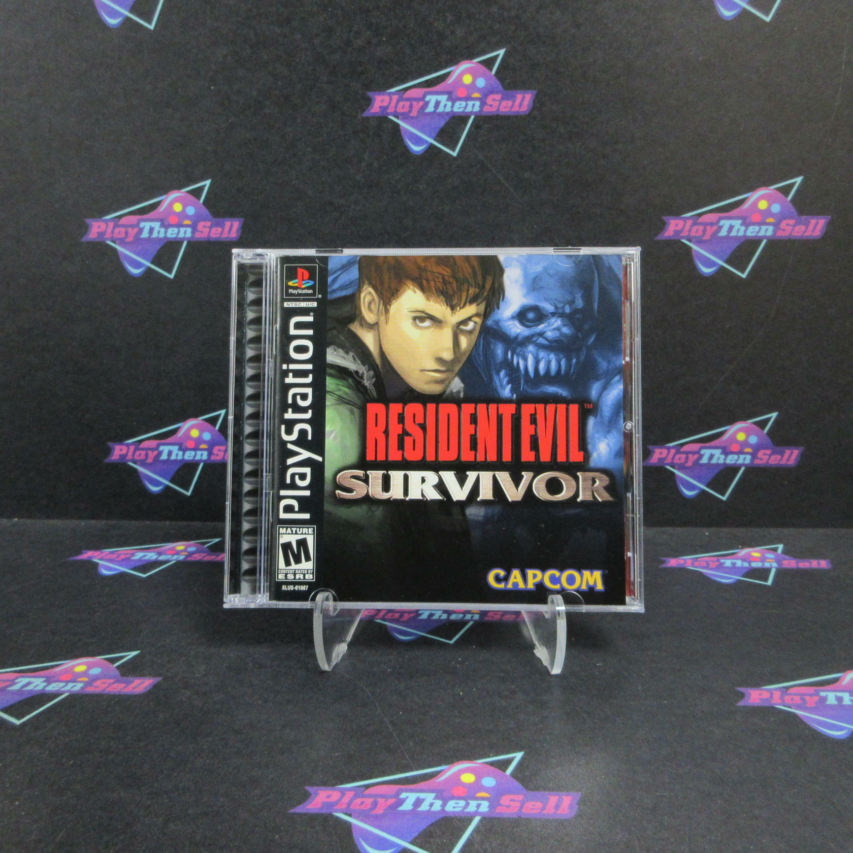 Resident Evil Survivor PS1 PlayStation 1 + Reg Card Complete - Excellent
