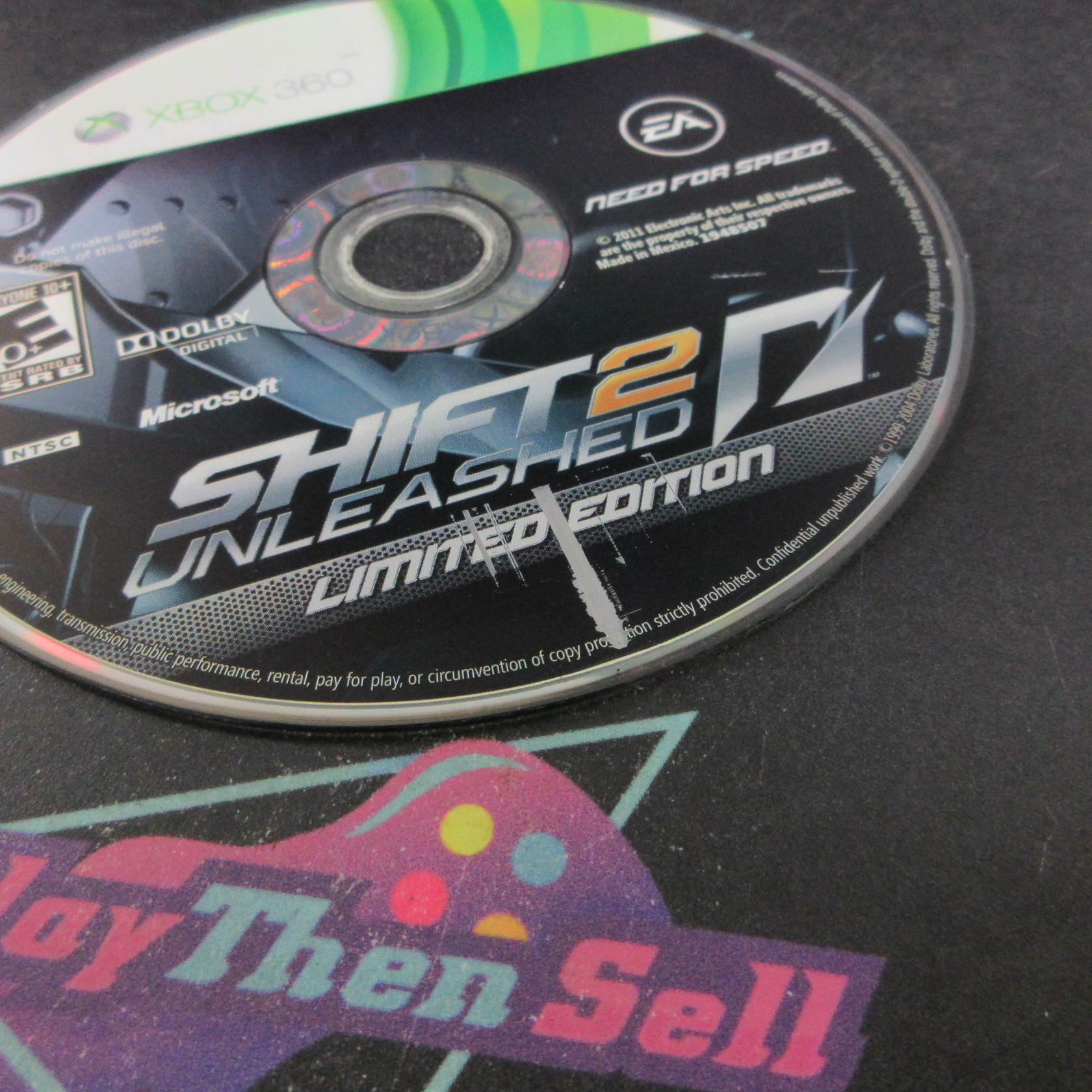 Shift 2 Unleashed Xbox 360 DD Complete  CIB - Very Good