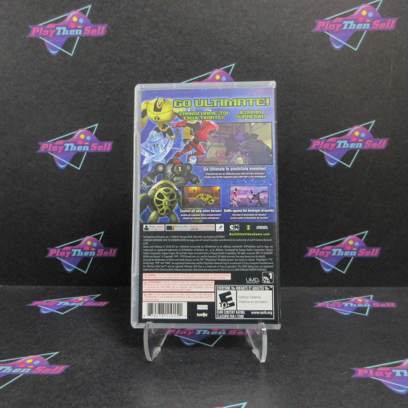 Ben 10 Ultimate Alien Cosmic Destruction Sony PSP Complete - Excellent