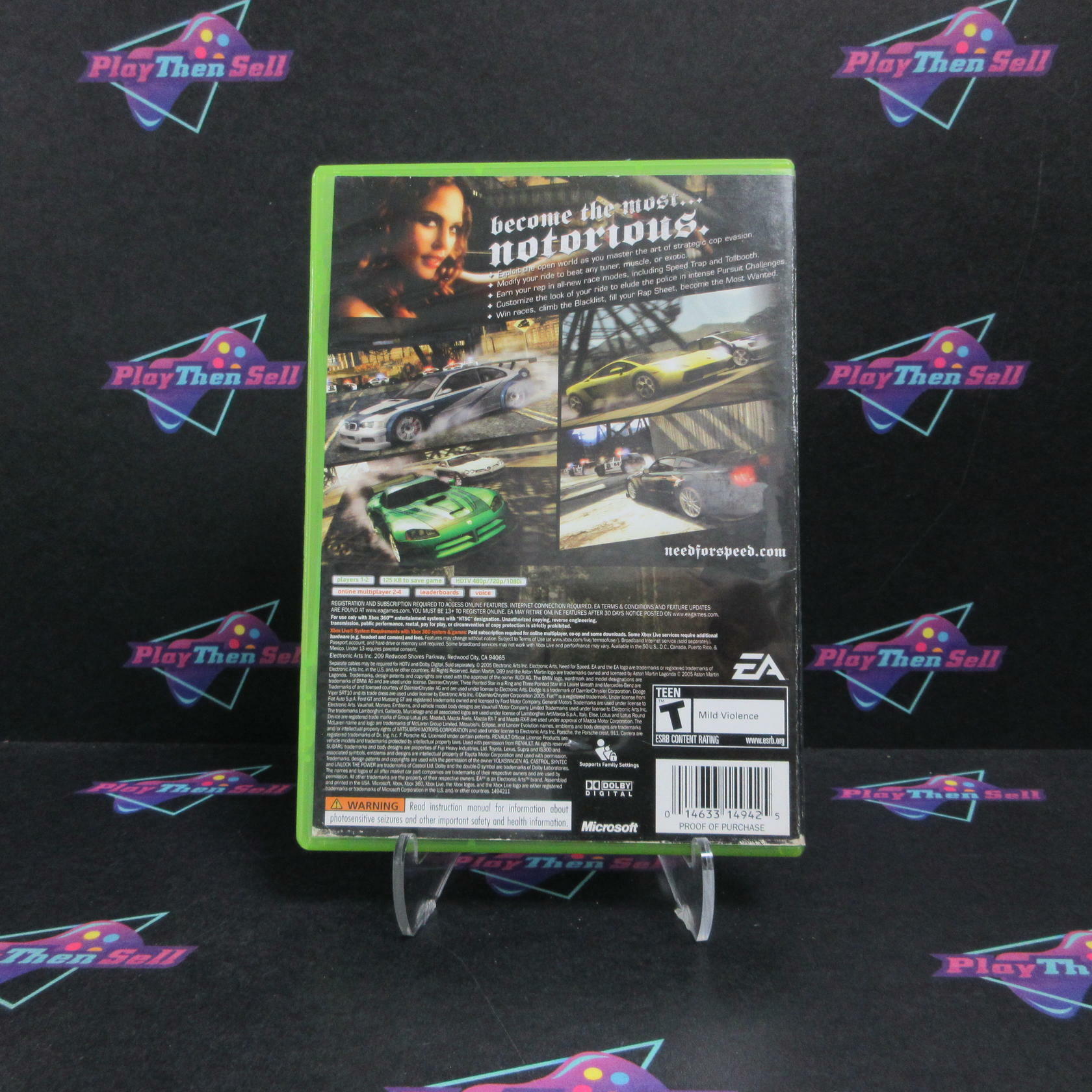 Need for Speed Most Wanted Xbox 360 AD Complete CIB - Very Good