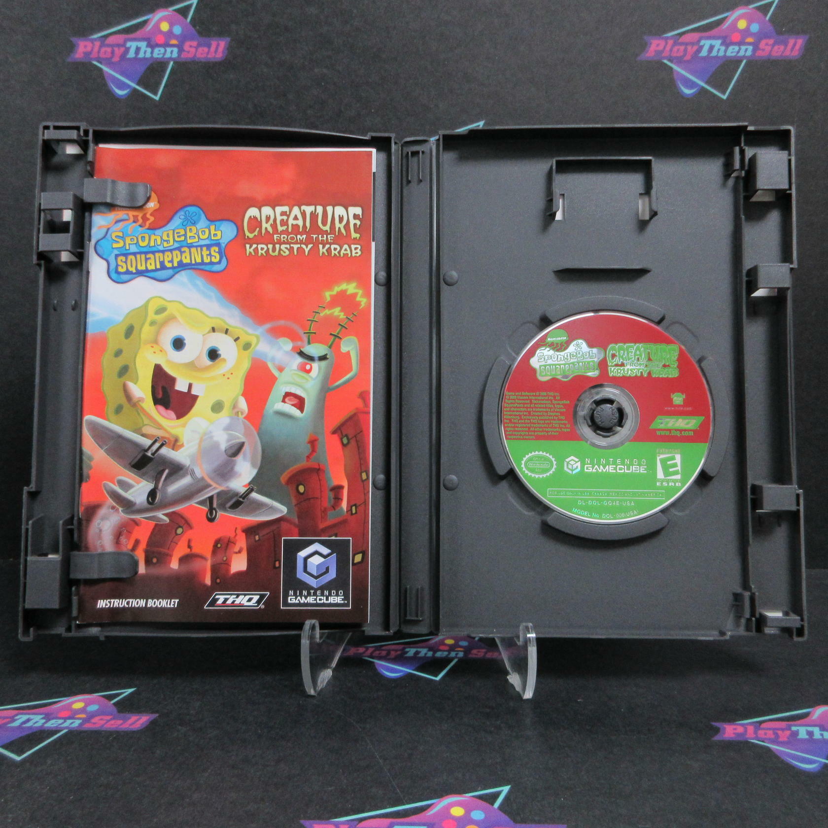 Spongebob Squarepants Creature From the Krusty Krab GameCube CIB - Refurbished