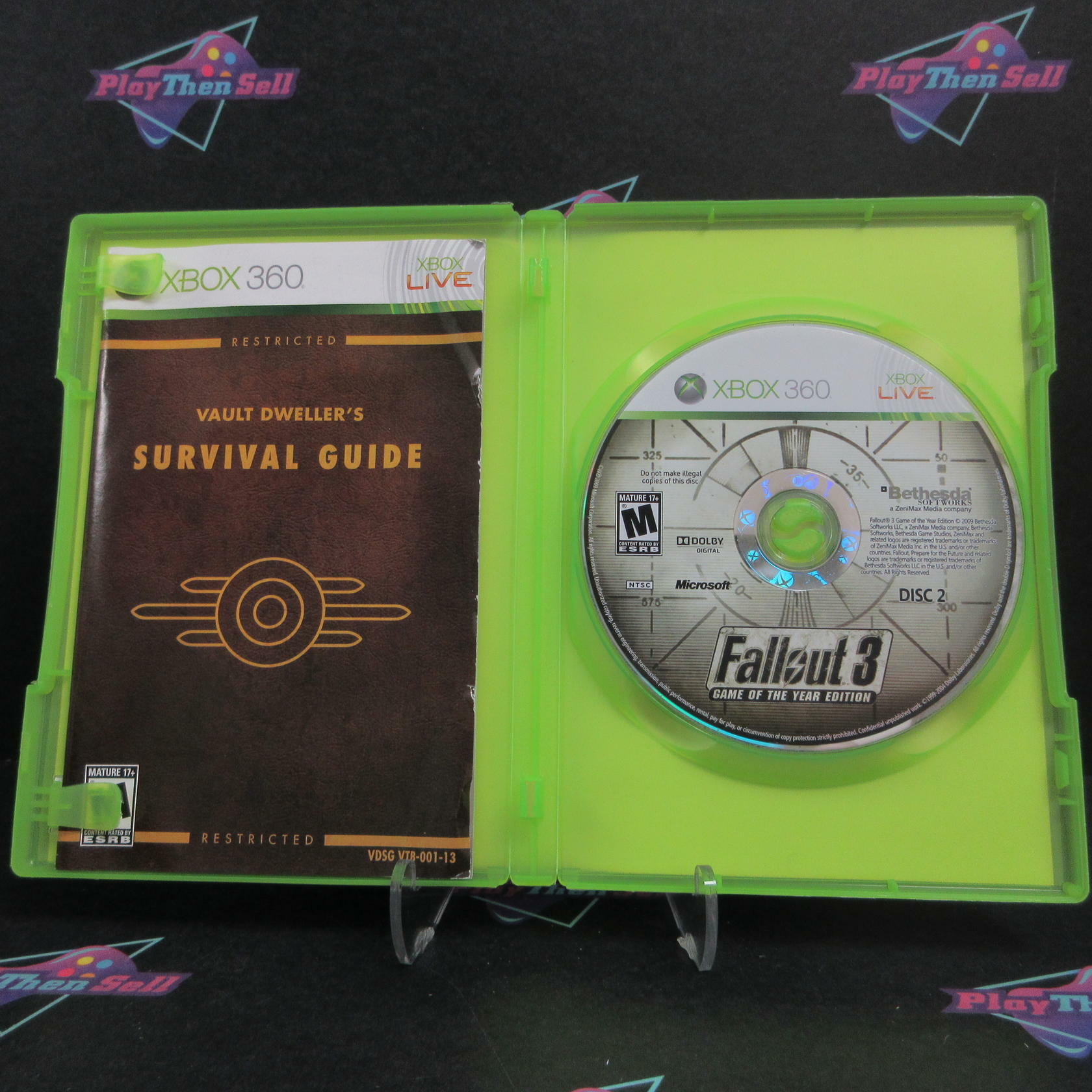 Fallout 3 GOTY Xbox 360 + Sleeve Complete - Excellent