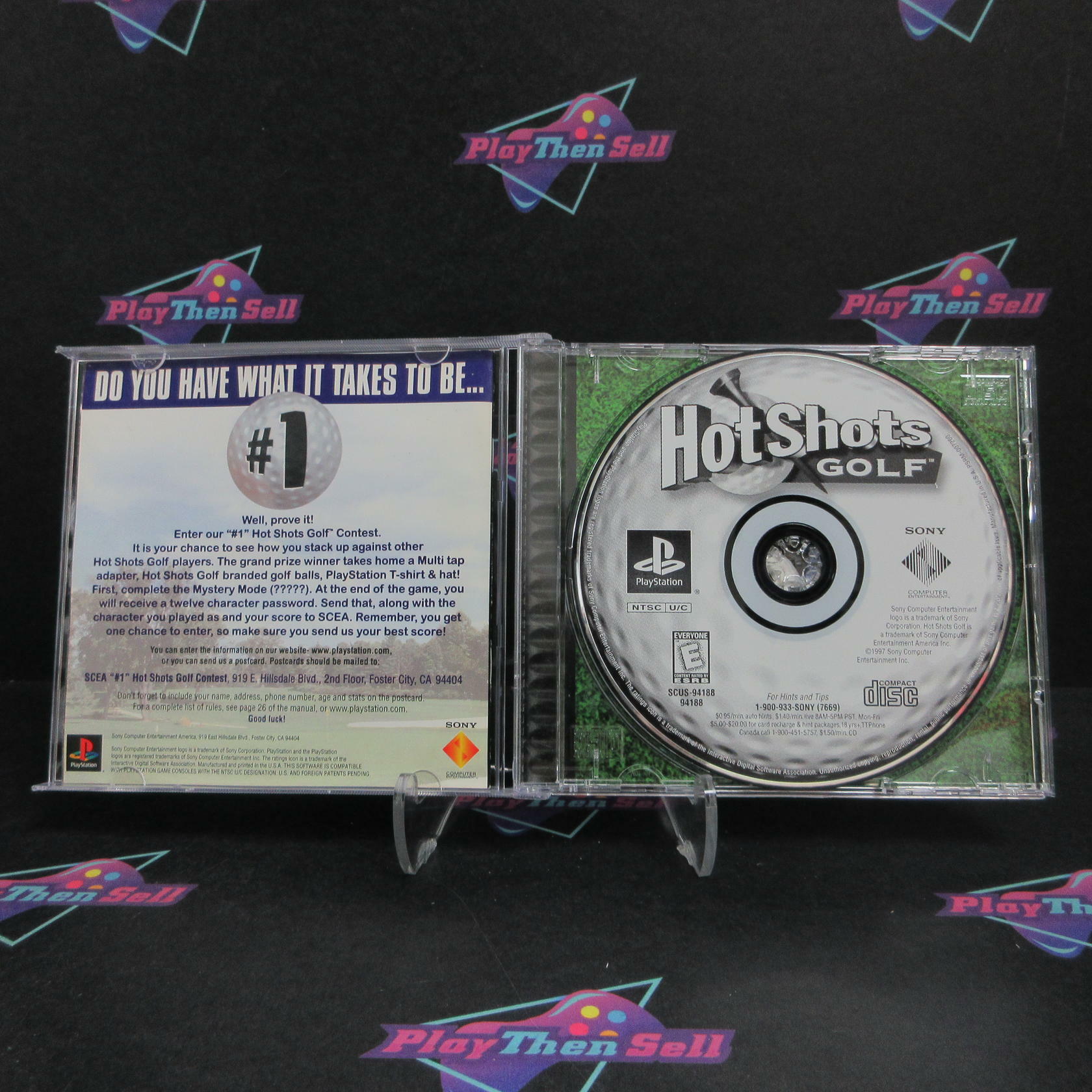 Hot Shots Golf PS1 PlayStation 1 Complete - Excellent